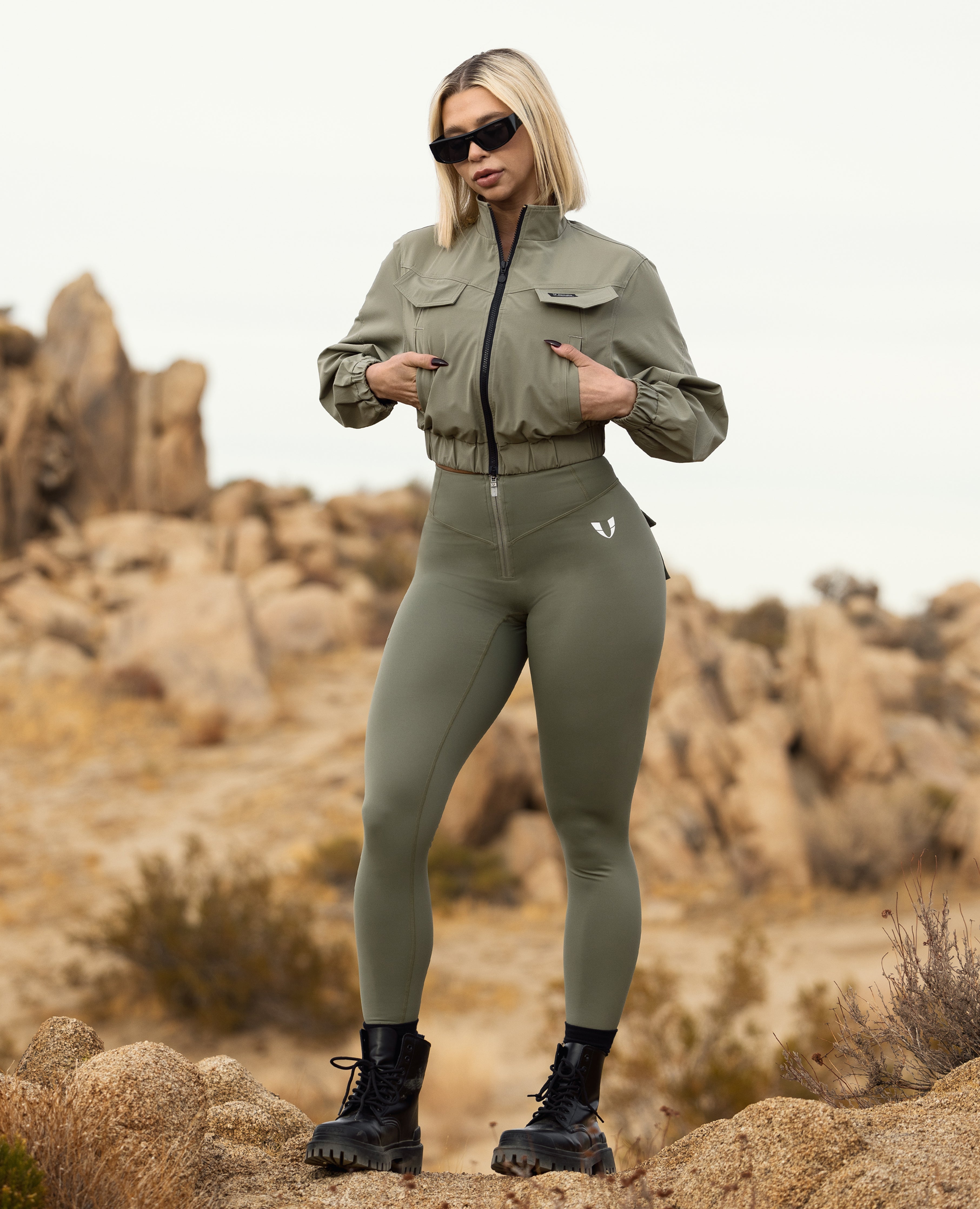 Cortada chaqueta de carga Ultimate - Green del ejército