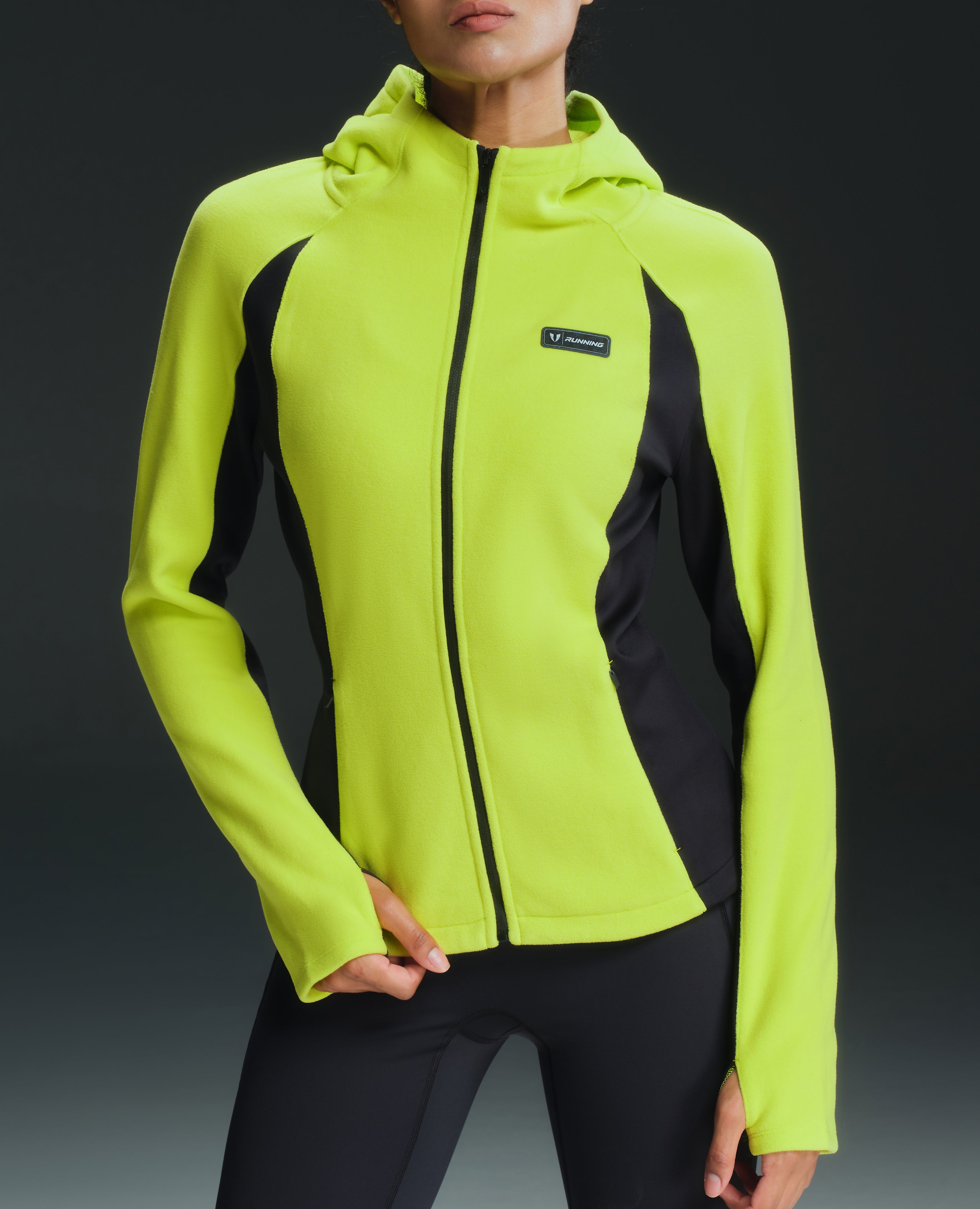 Ultra-Soft Hooded Waterproof Fleece Jacket - Lemon Yellow