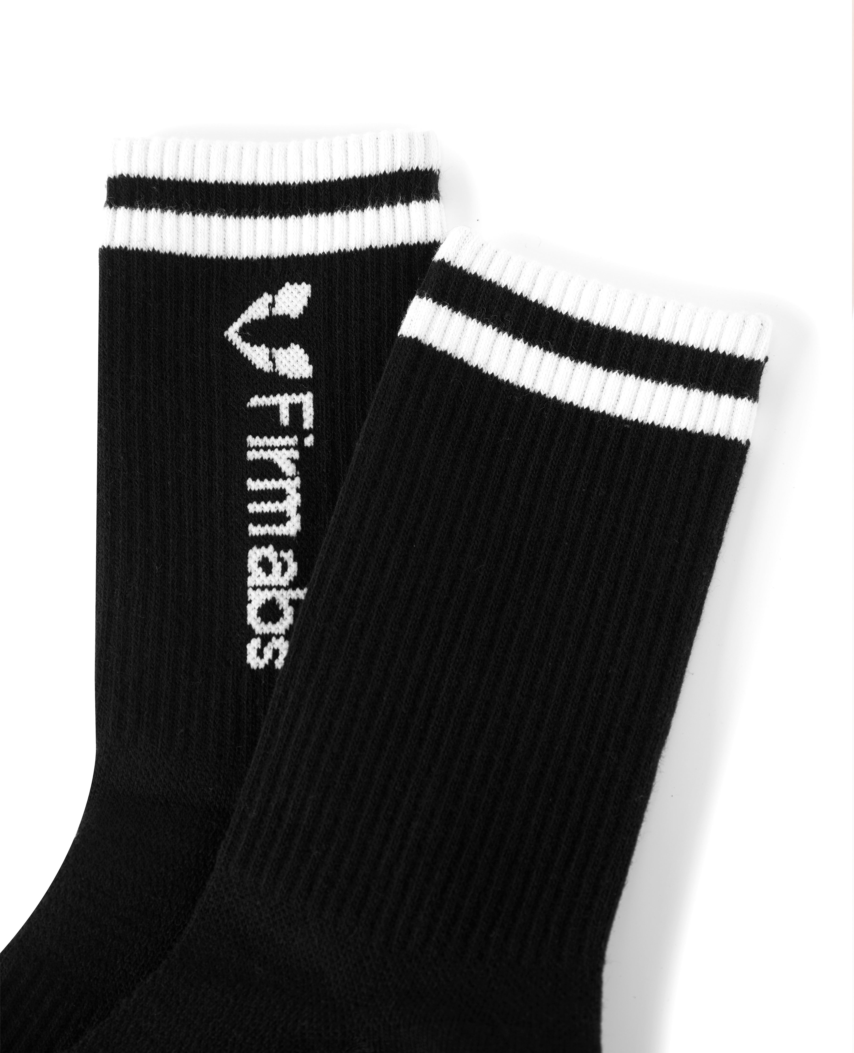 Firms Abs Hosiery Hosiade Sports Sports Socks - Black