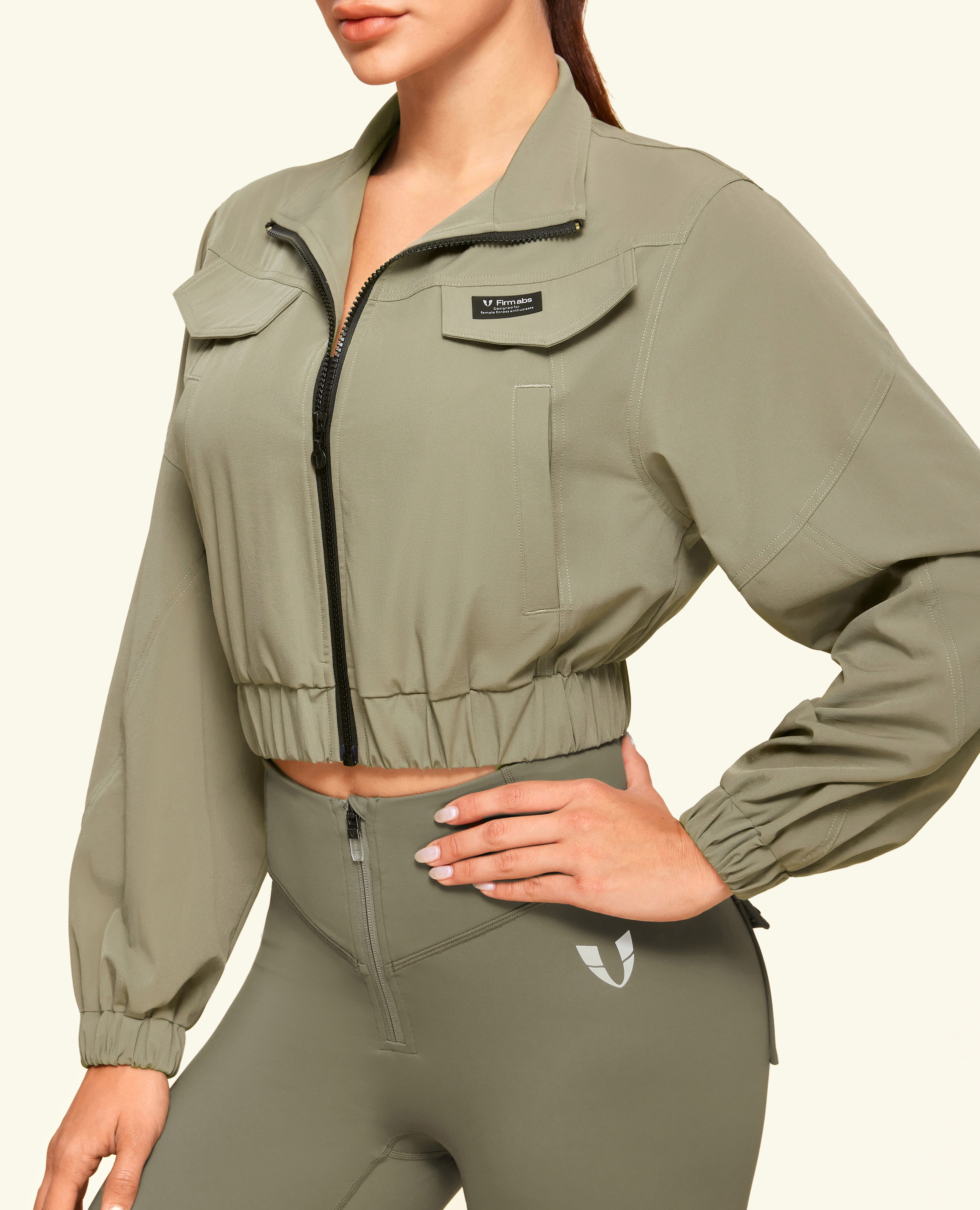 Cortada chaqueta de carga Ultimate - Green del ejército