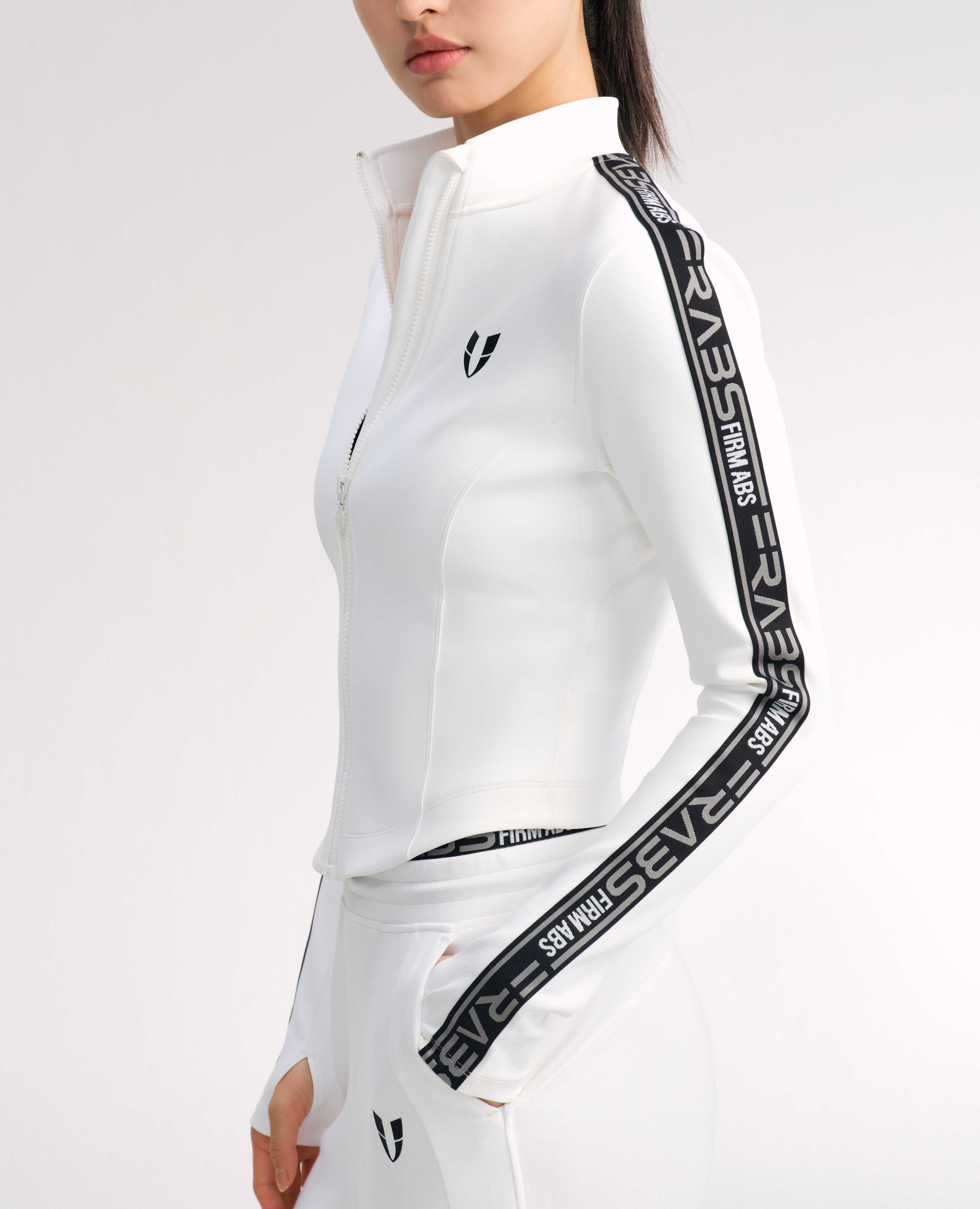 Veste athlétique chaude et puissante - Blanc