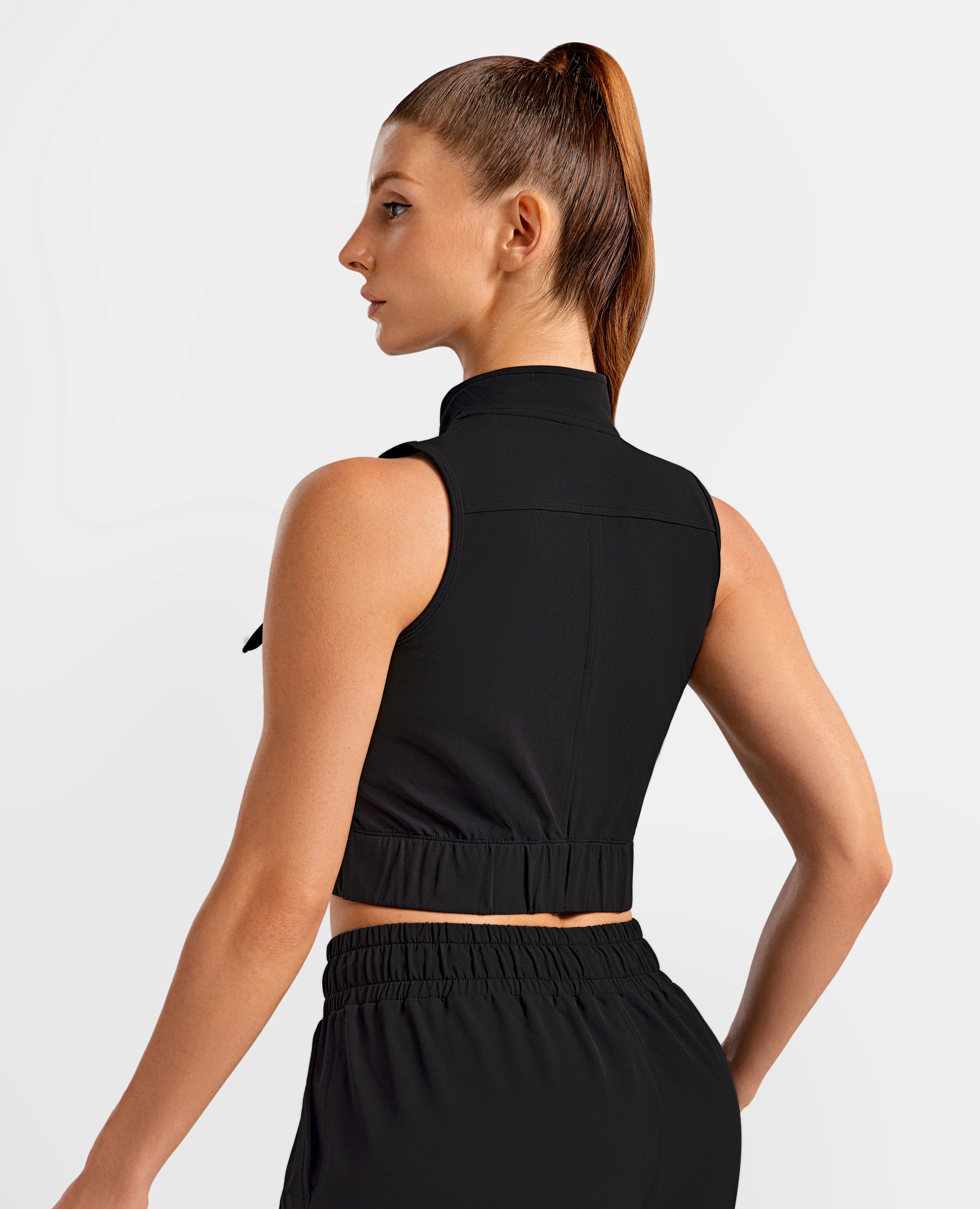 Cargo Power Moto Top - Black