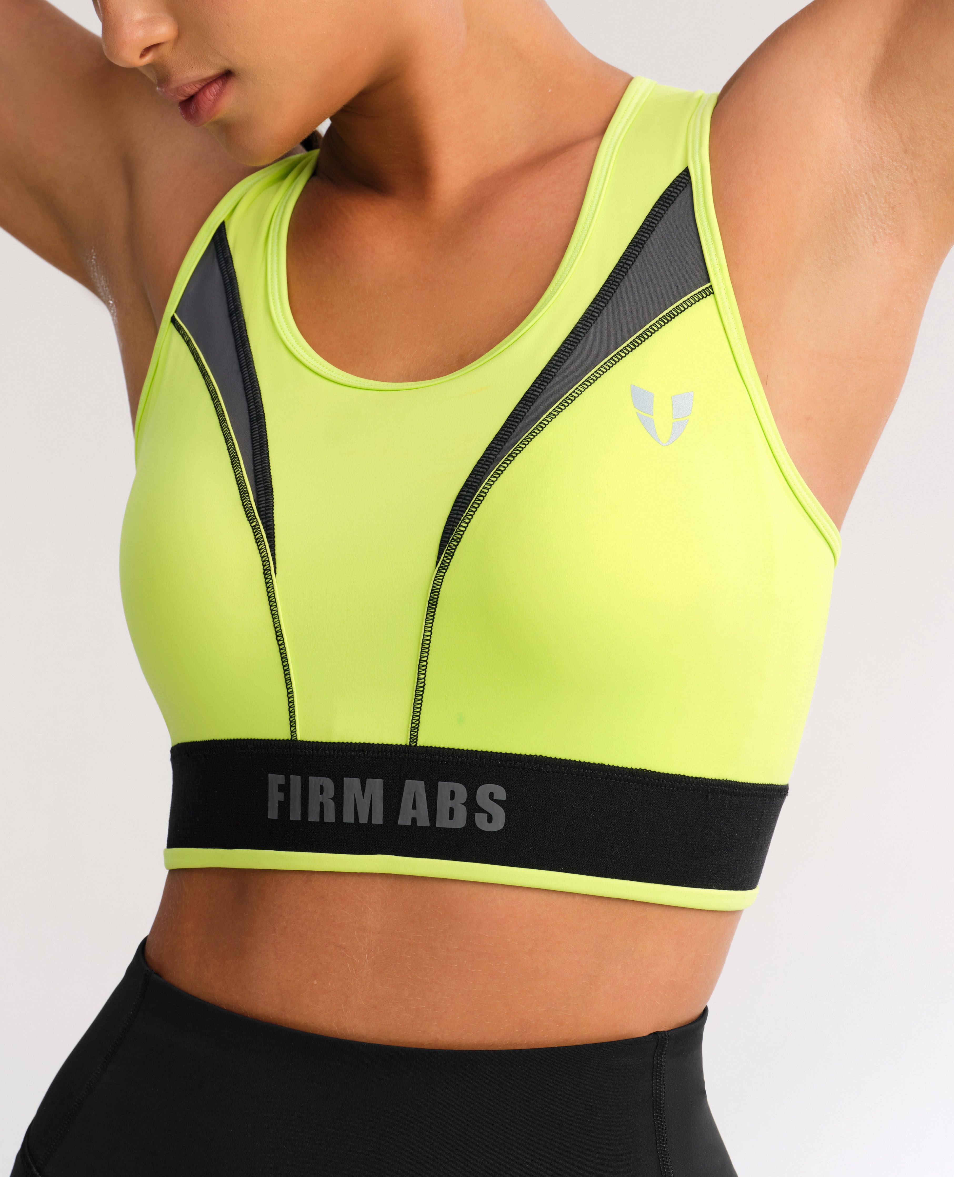 Vivid Support Sports Bra - Lemon Yellow