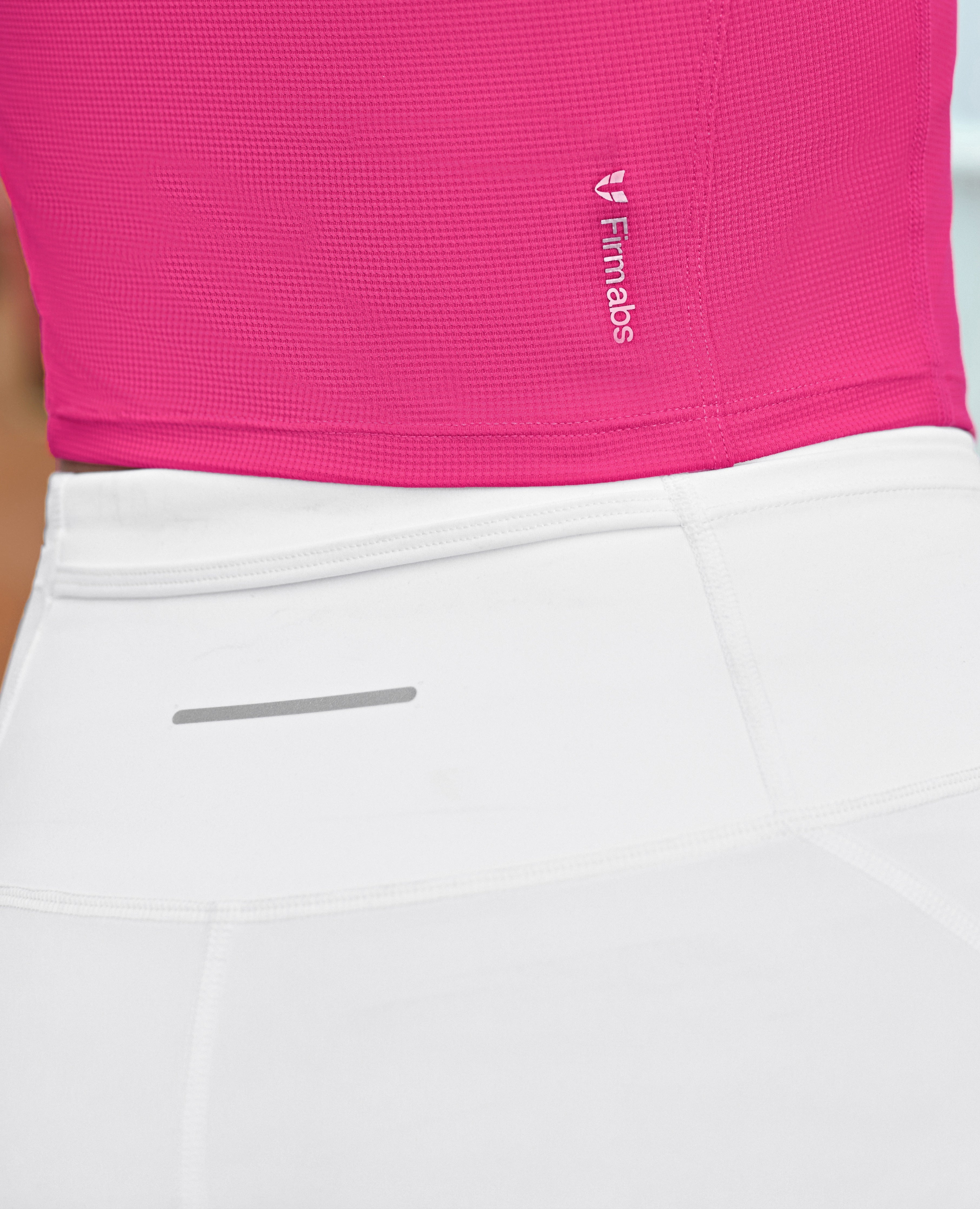 Pantalones cortos de bolsillo de gimnasio delgados - blanco