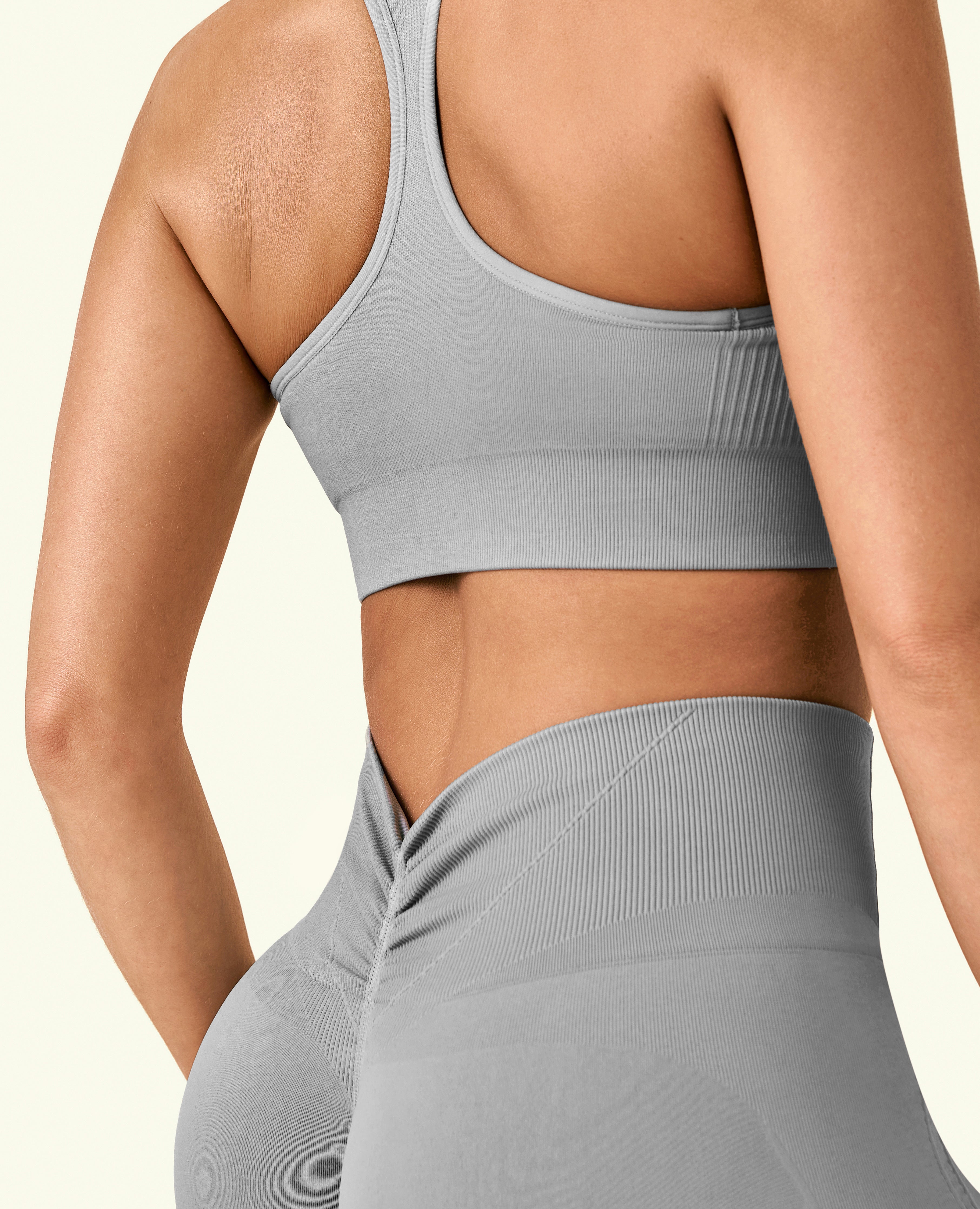 Force Scrunch Butt Shorts - Zementgrau
