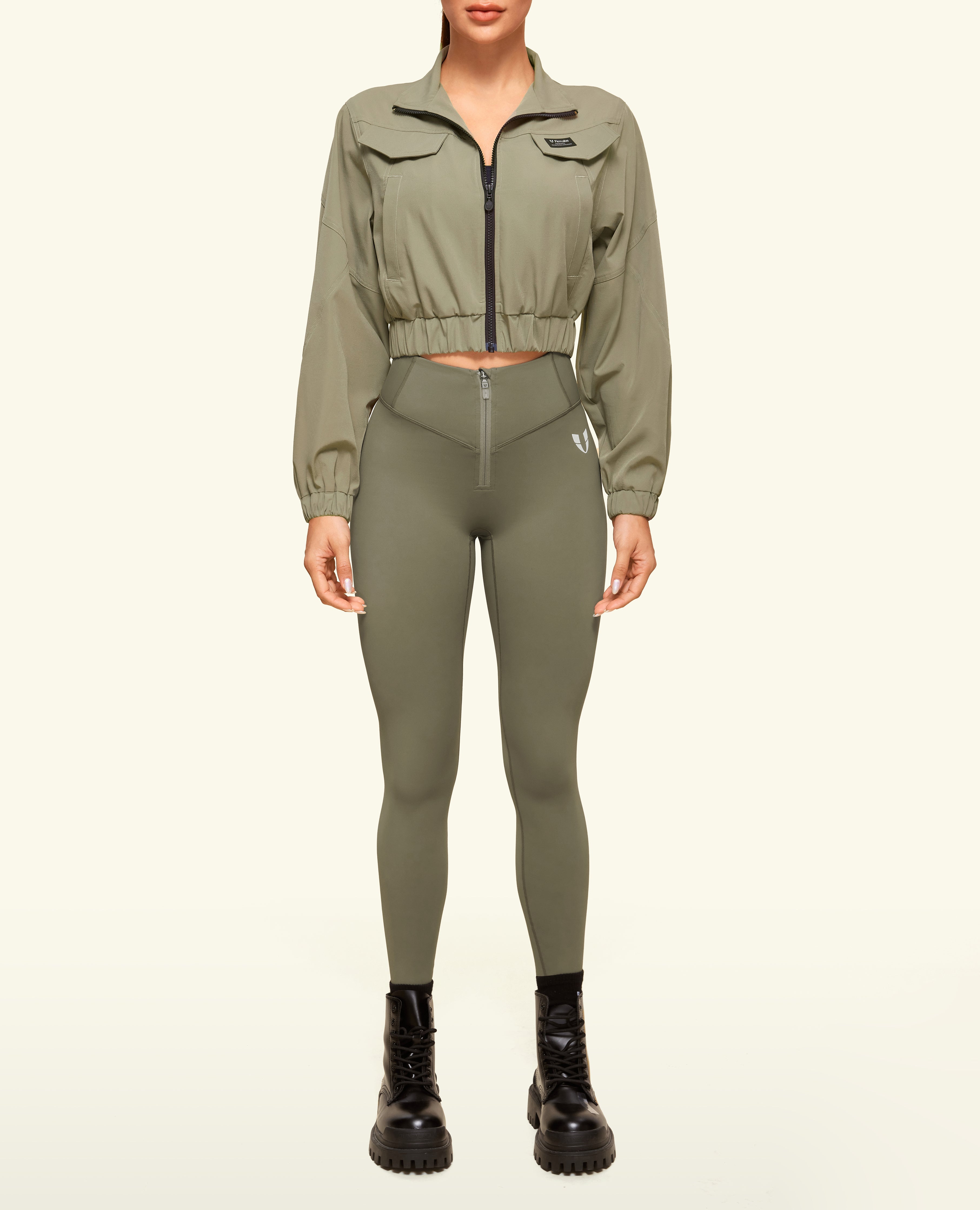 Cortada chaqueta de carga Ultimate - Green del ejército