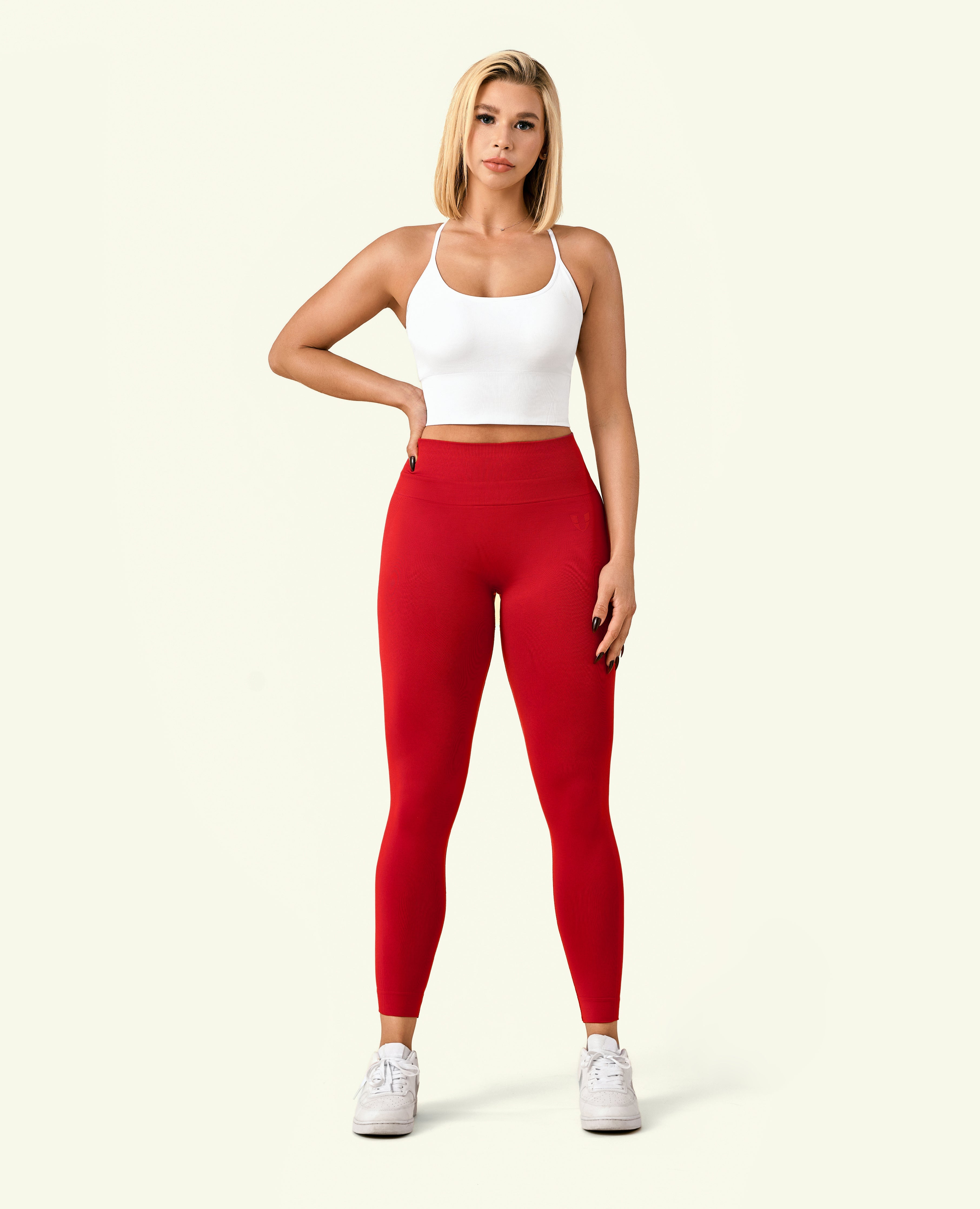Energy Strap Strap Longline Top - White