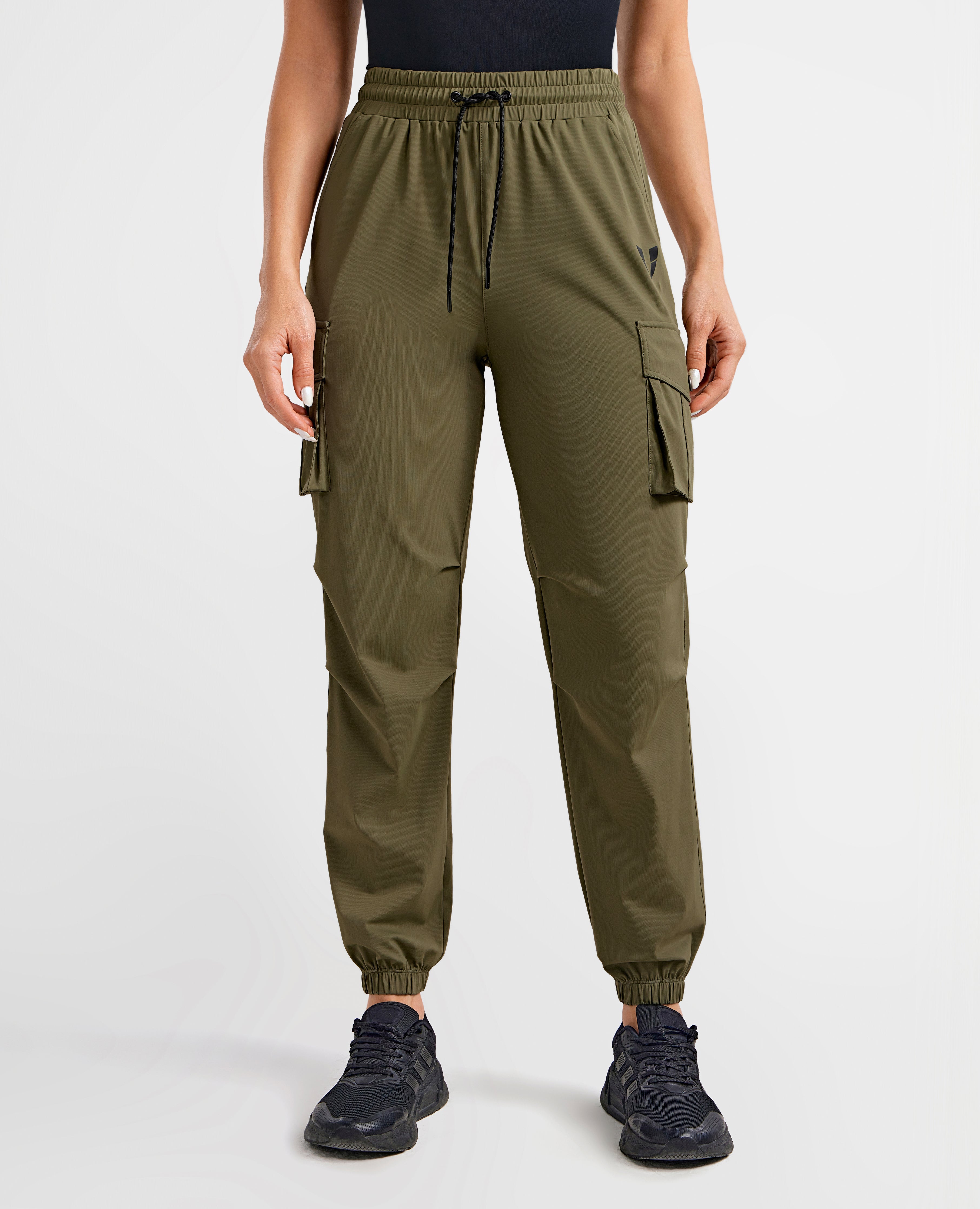 Cargo Pocket Joggers - rock gray green