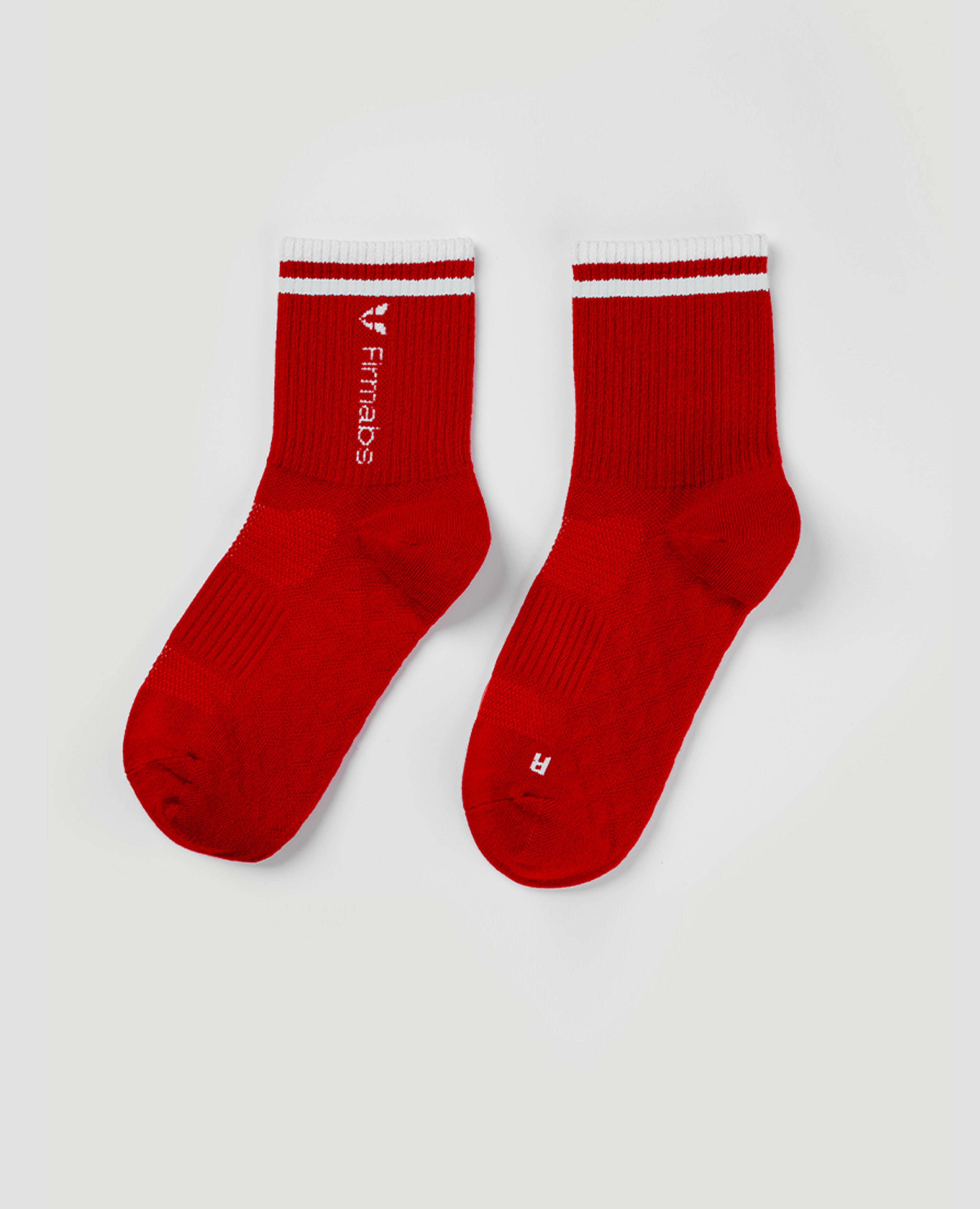 Lightweight Athletic Socks - Red