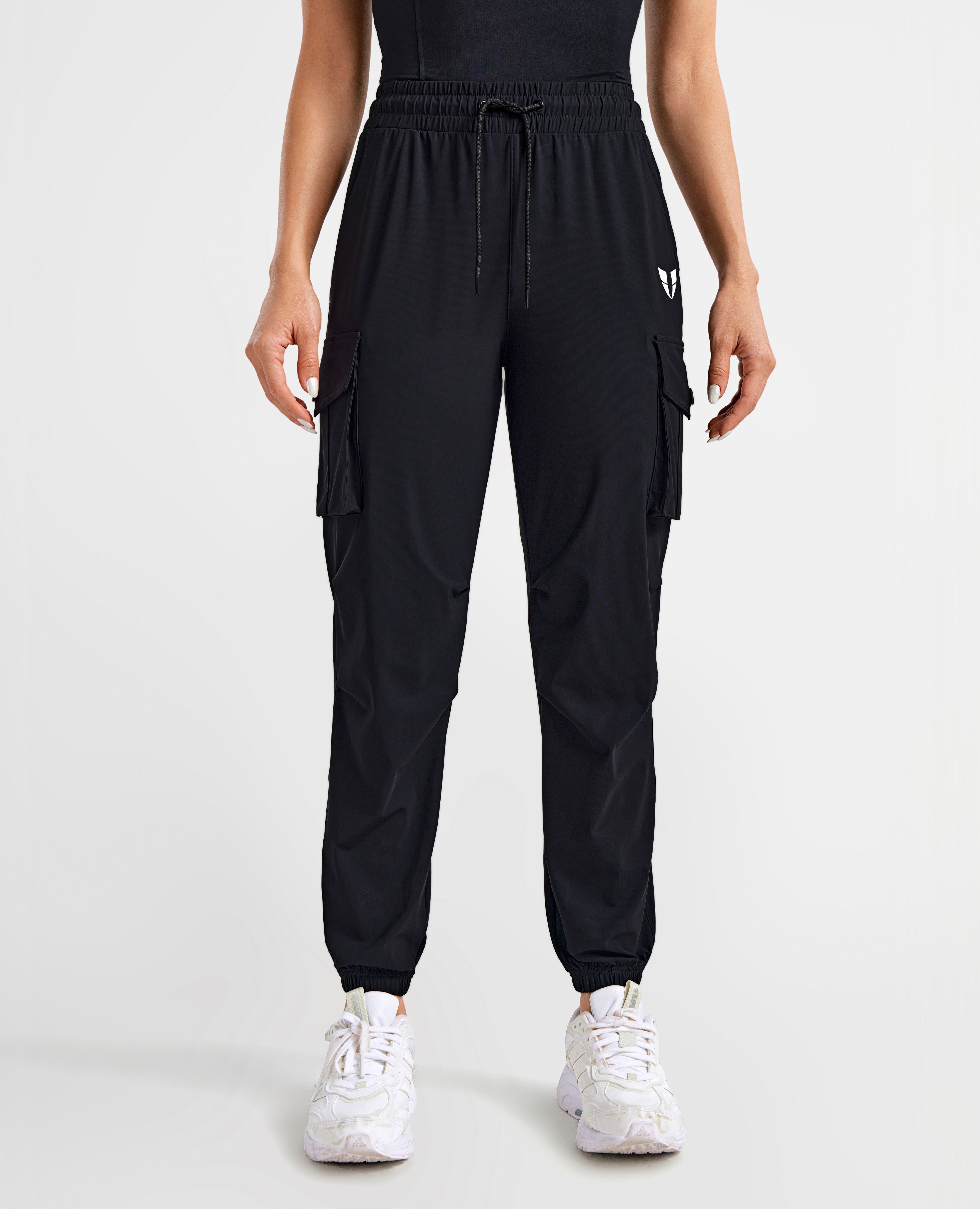 Jogger tascabili cargo - nero