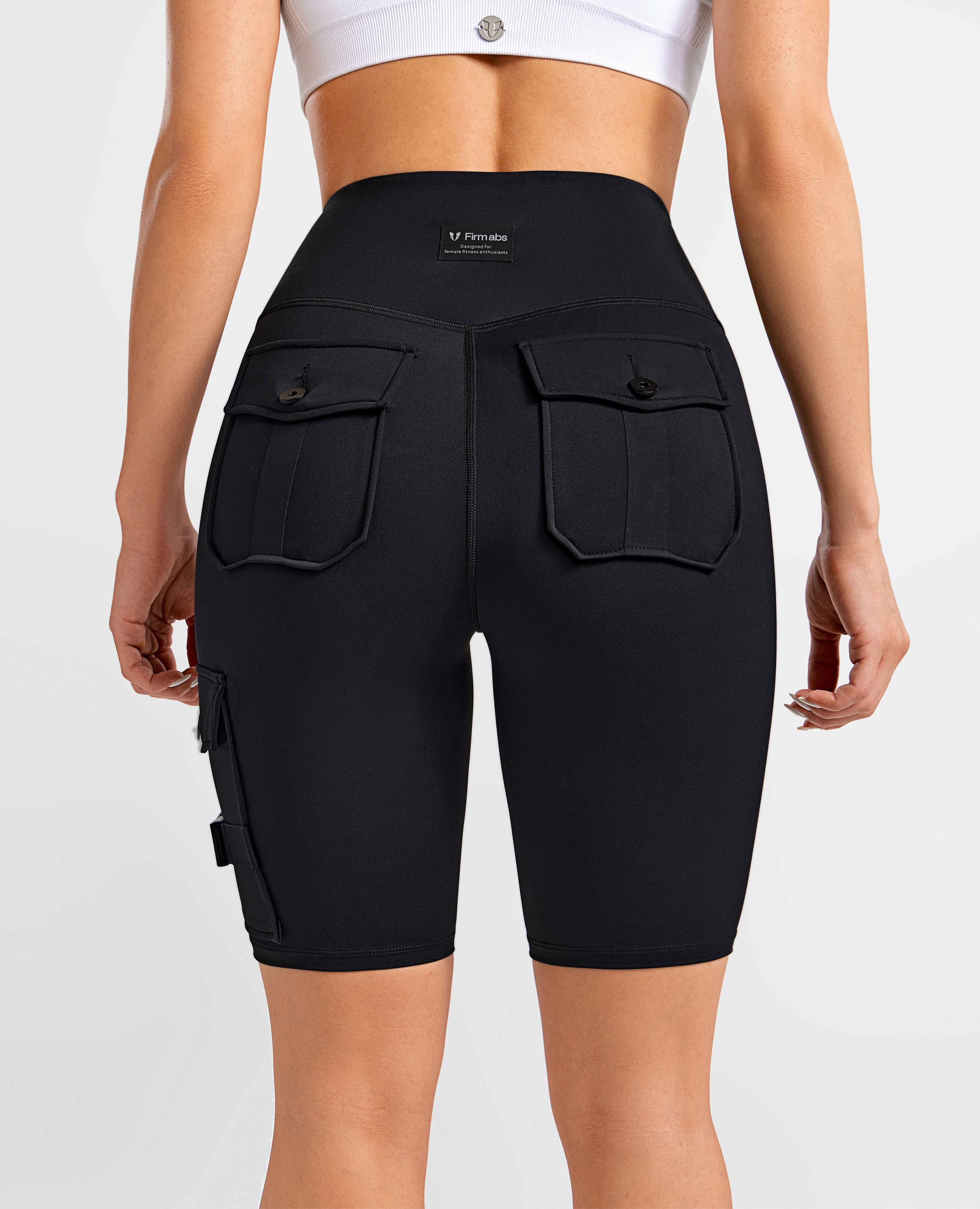 Shorts cargo attivo - nero