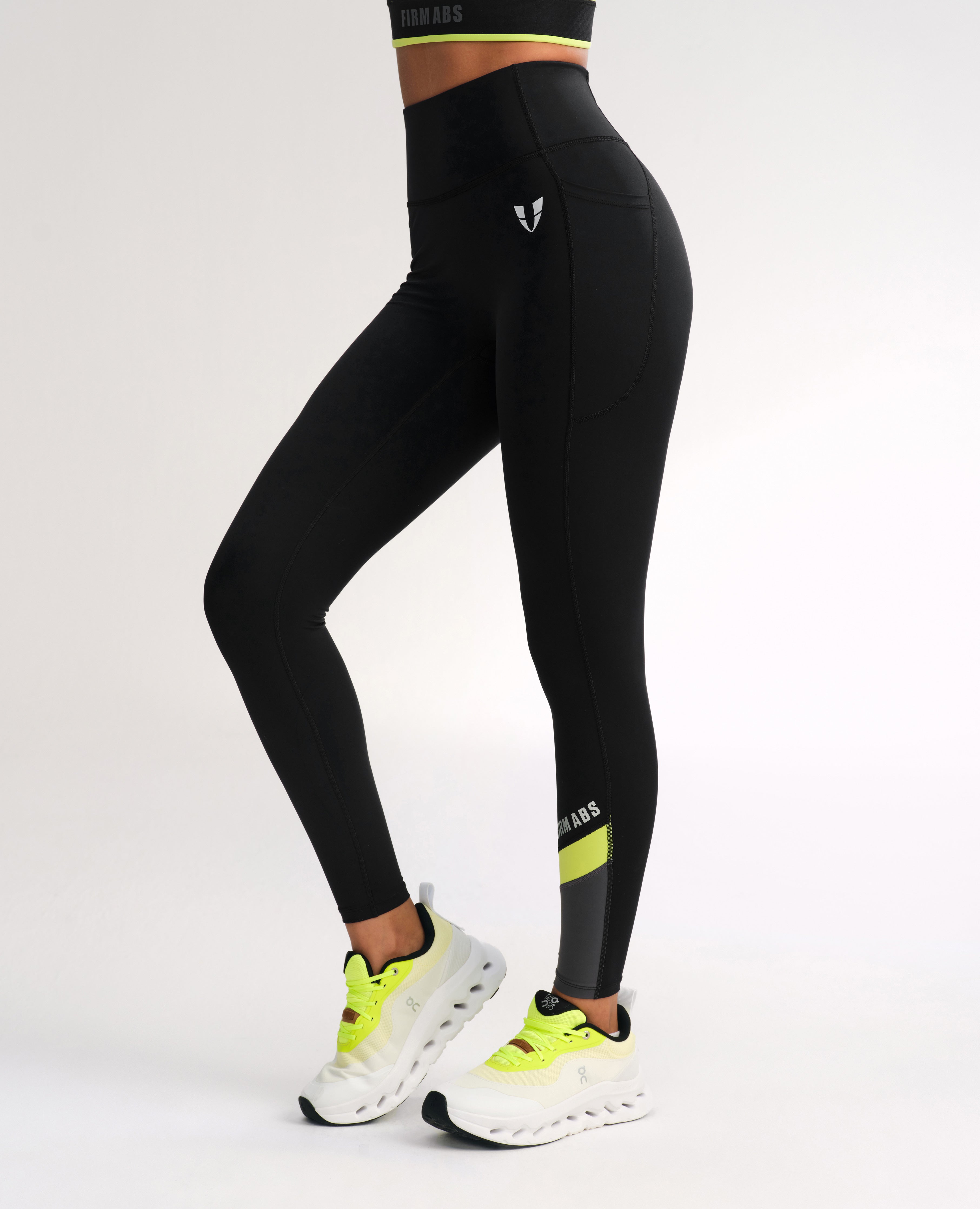 Vivid Sculpt High Support Pocket Leggings - Black