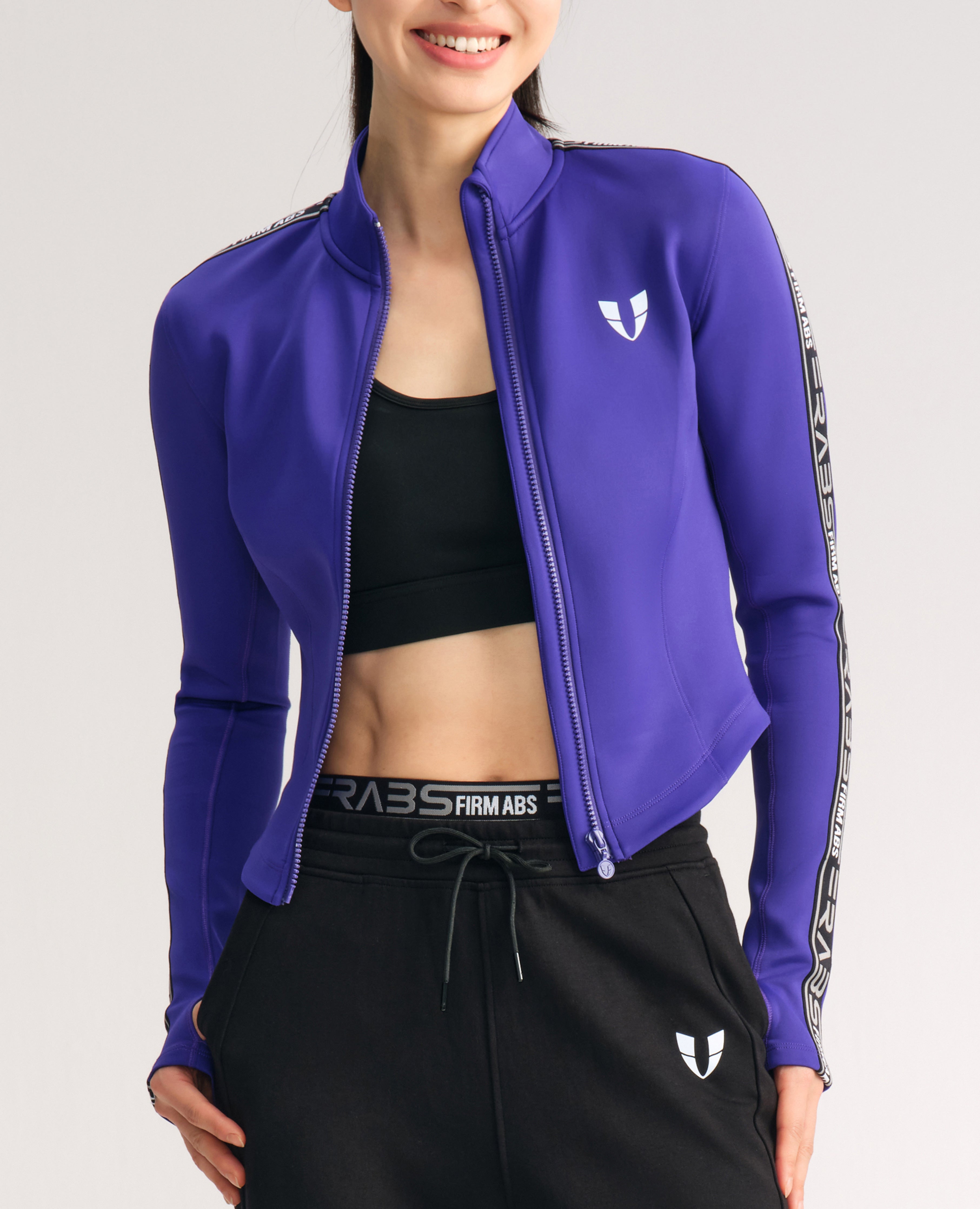 Veste athlétique chaude et puissante - Violet foncé