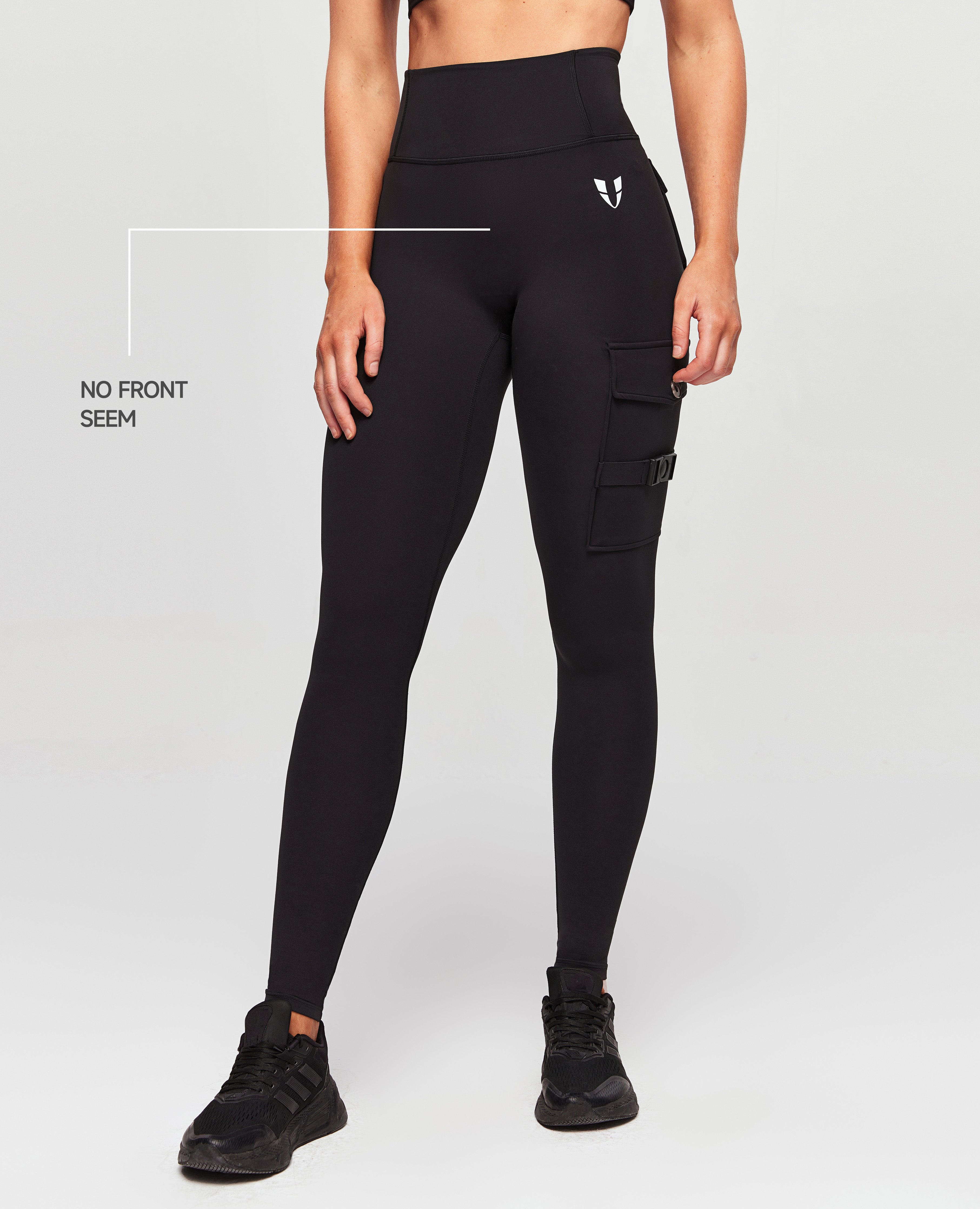 Leggings de sport Cargo Fitness Plus - Noir