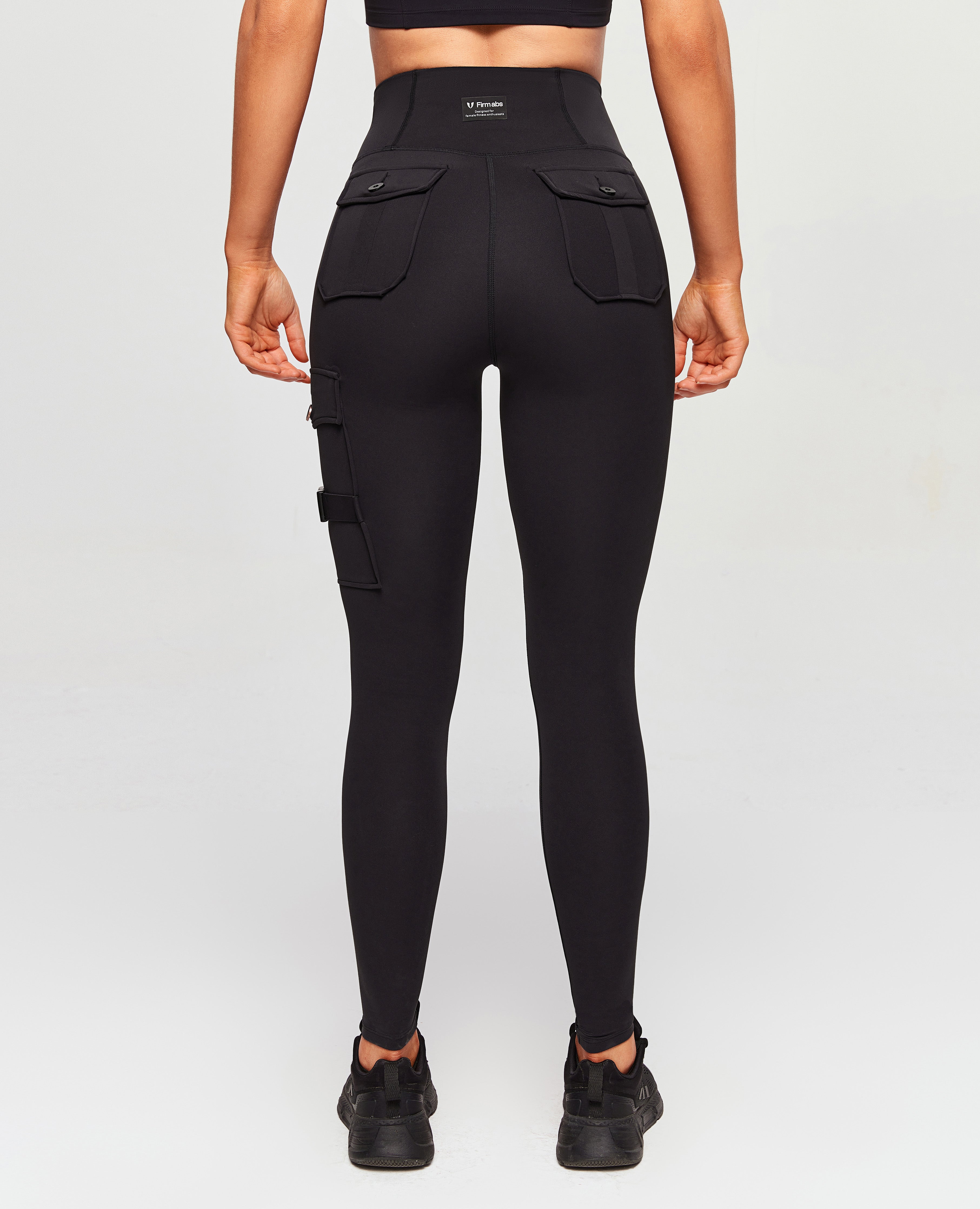 Leggings de sport Cargo Fitness Plus - Noir