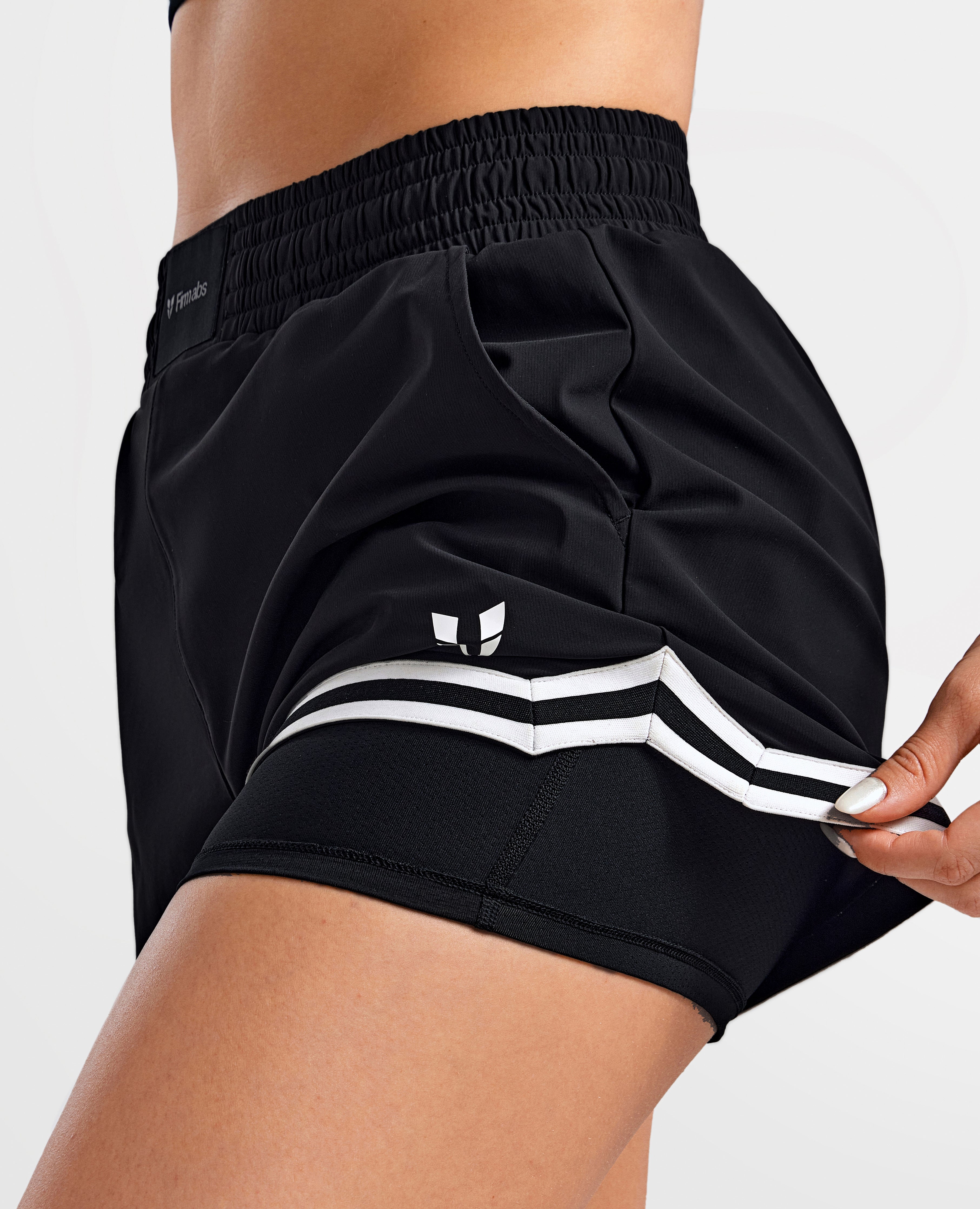 Firmabs Vivid Flow Shorts - Schwarz