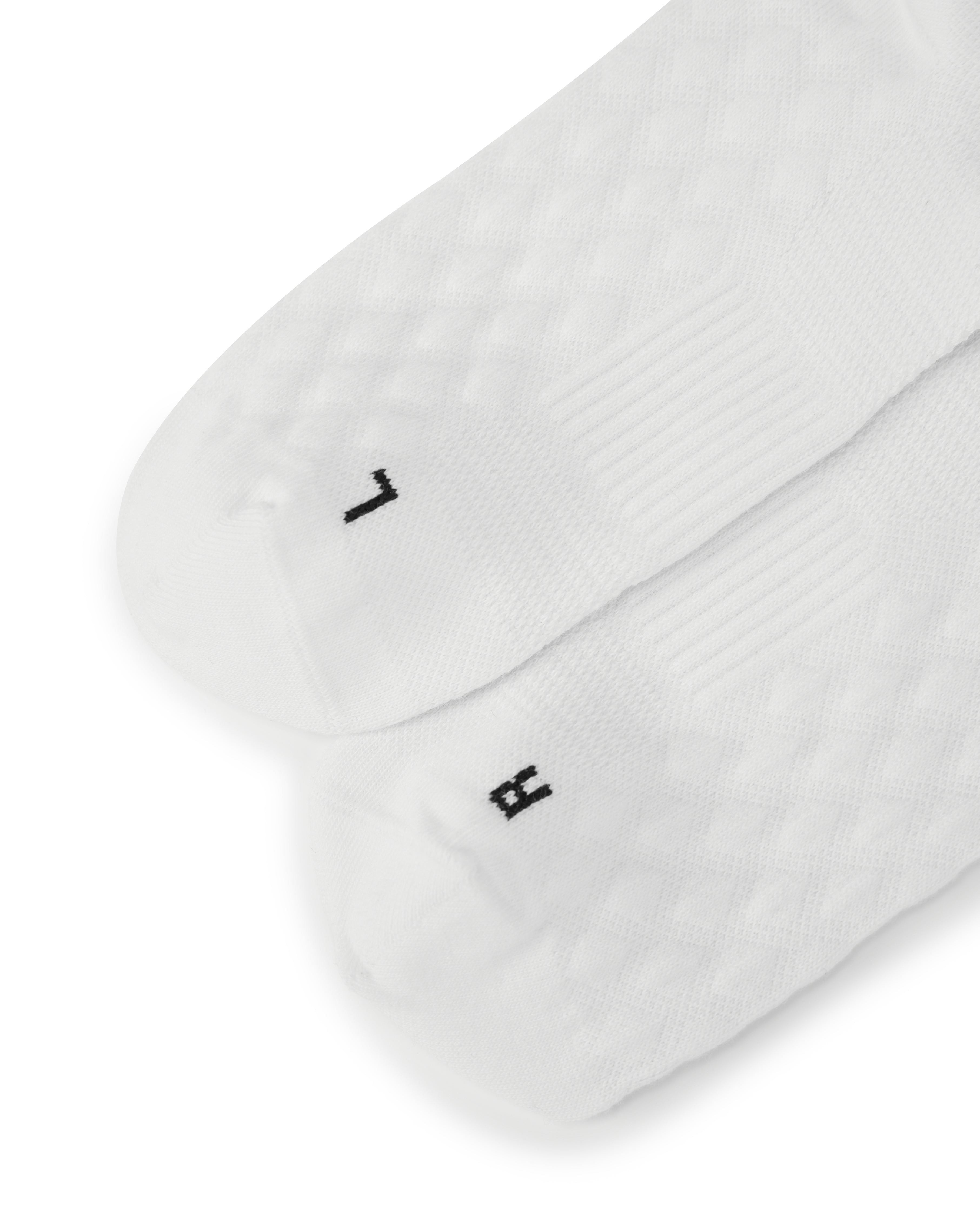 Calcetines deportivos a rayas firmabs - blanco