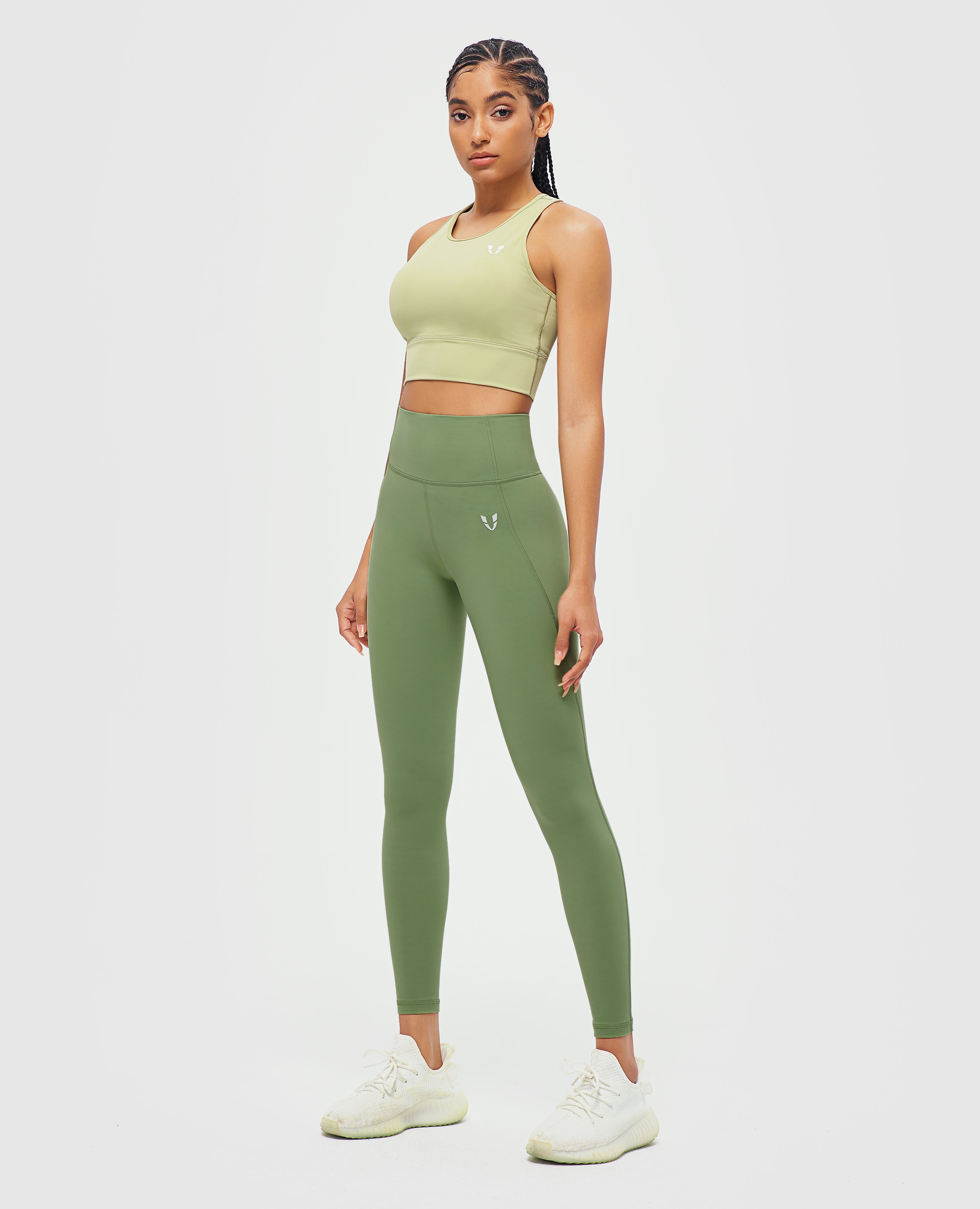 Power-Sportleggings – Grün