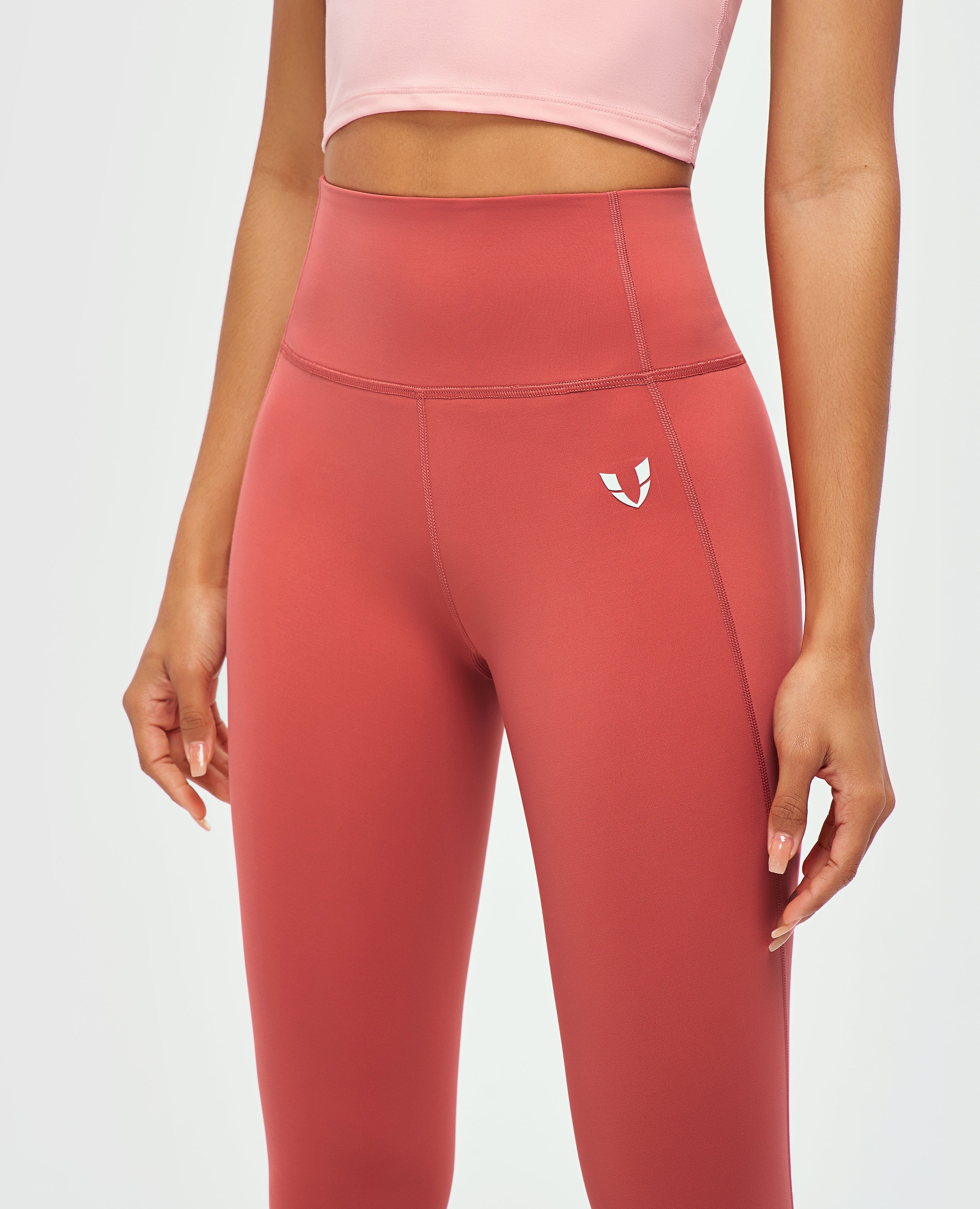 Power-Sportleggings – Rot