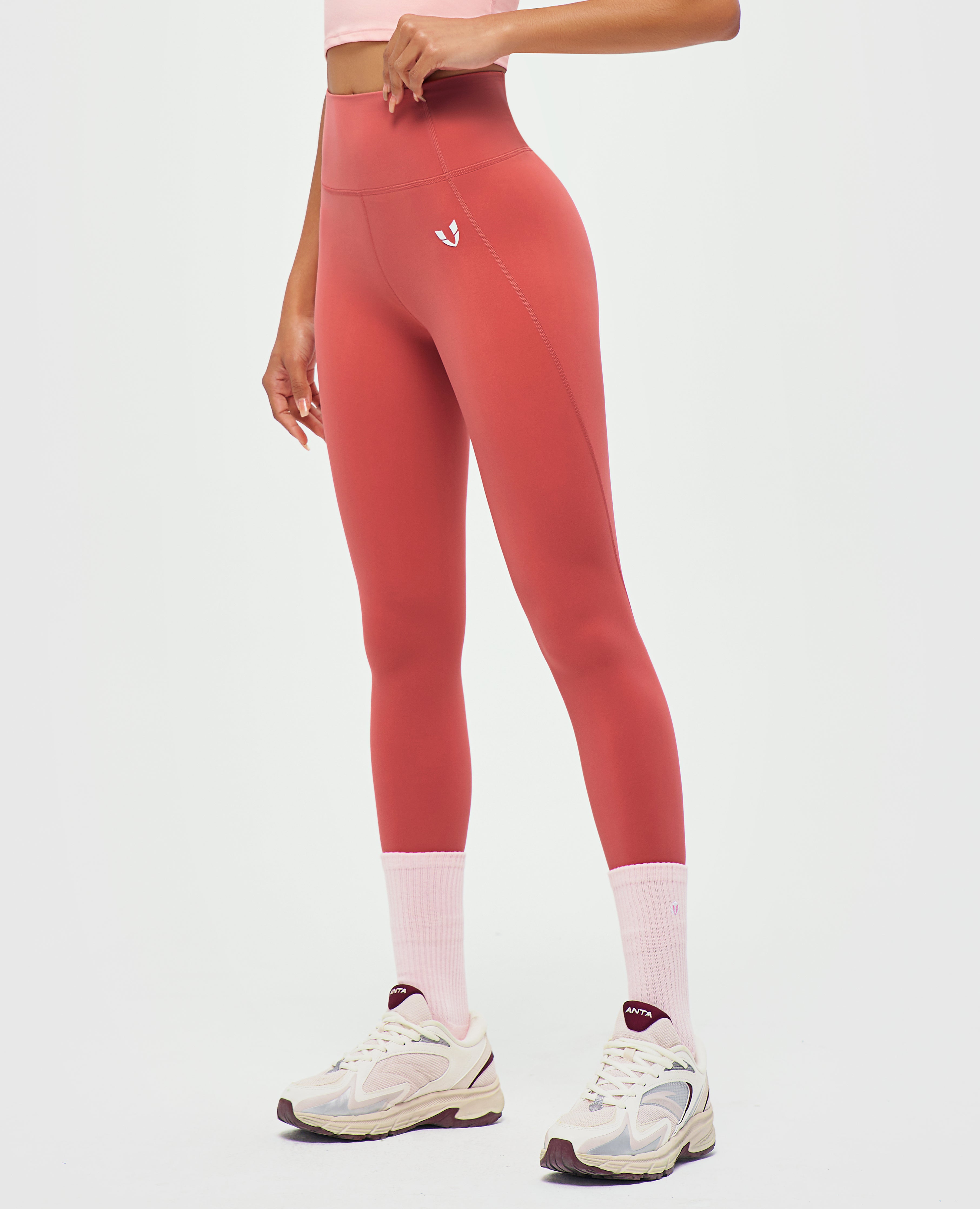 Power-Sportleggings – Rot