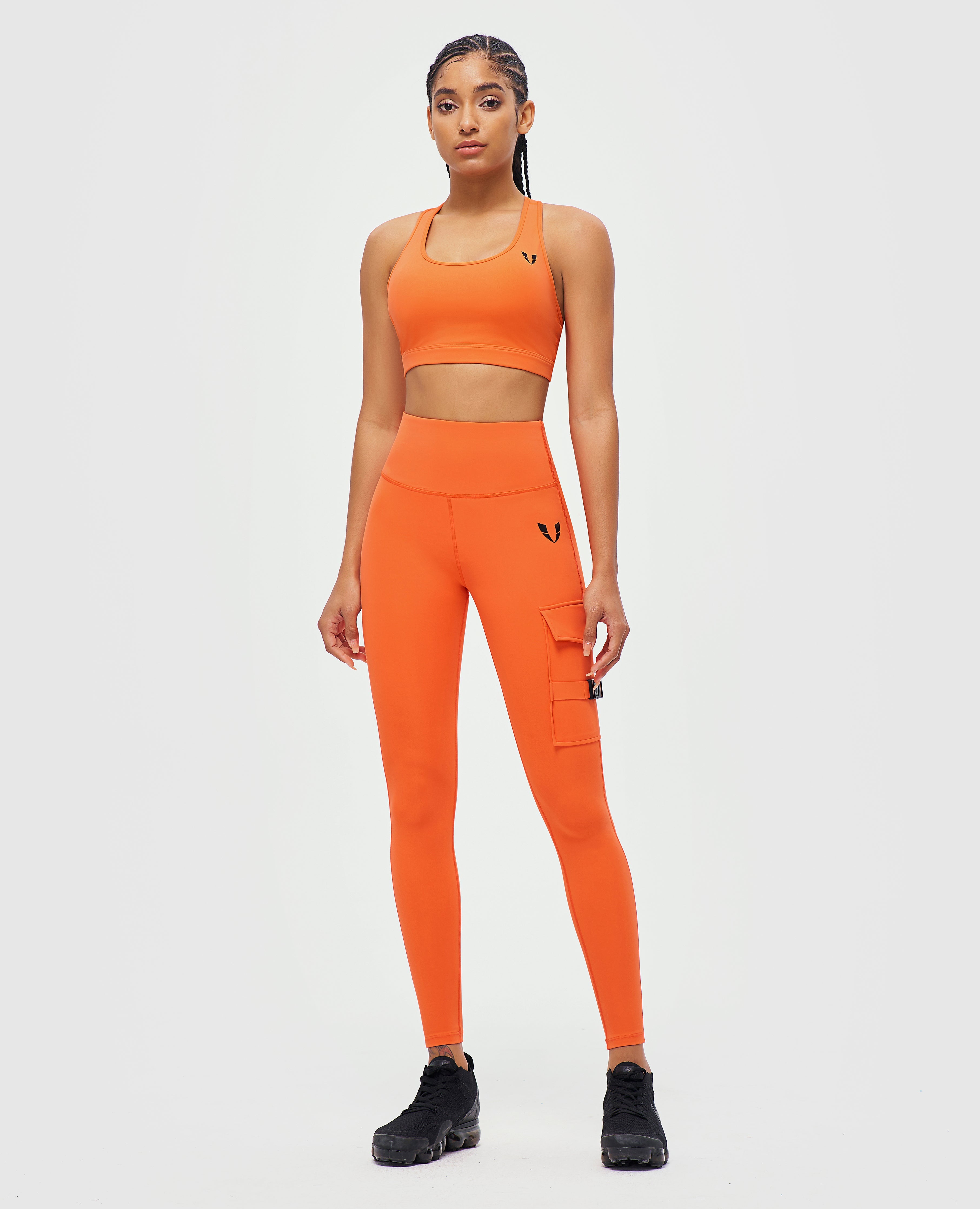 Cargo Fitness Leggings – Orange