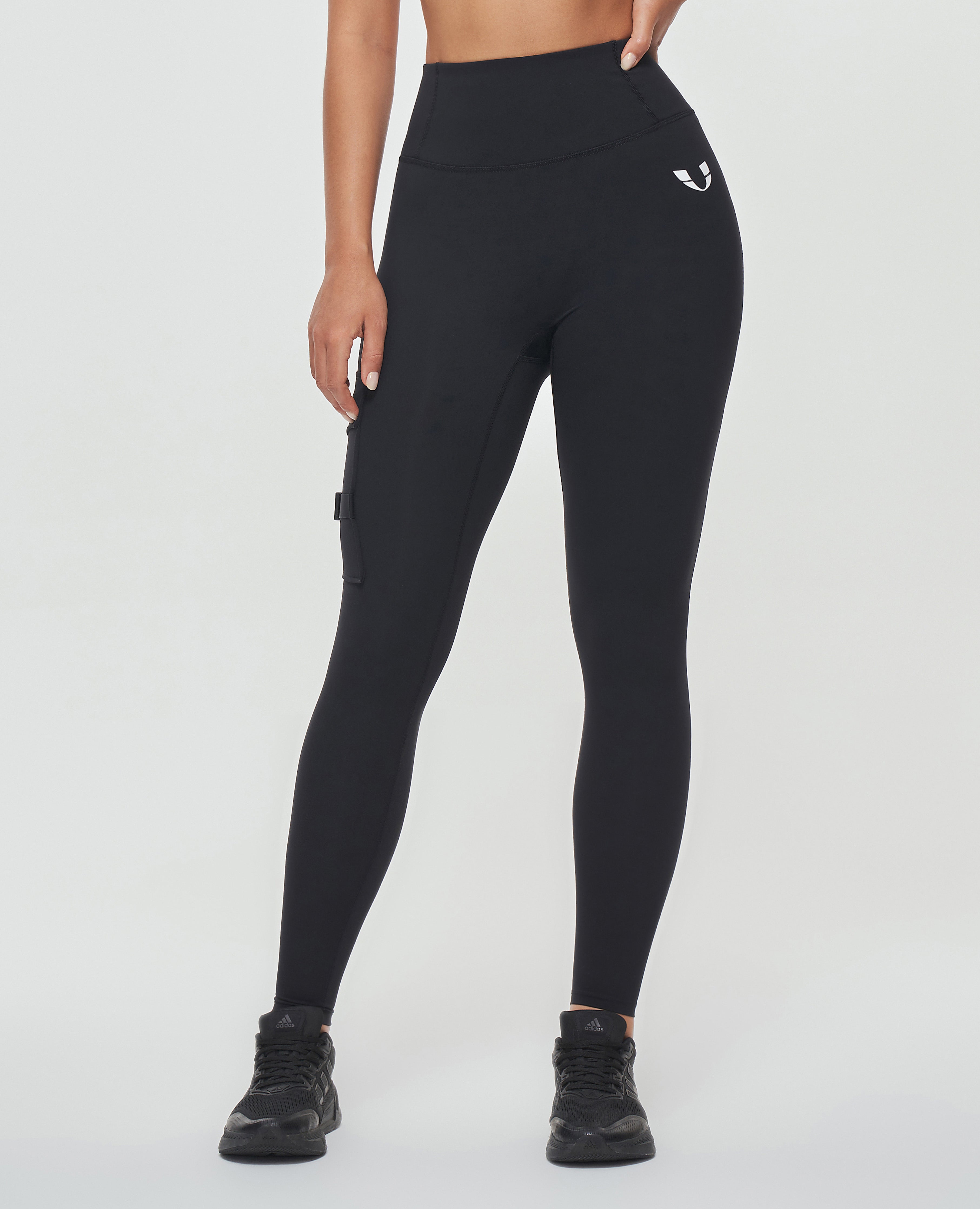 Cargo Gym Leggings – Schwarz