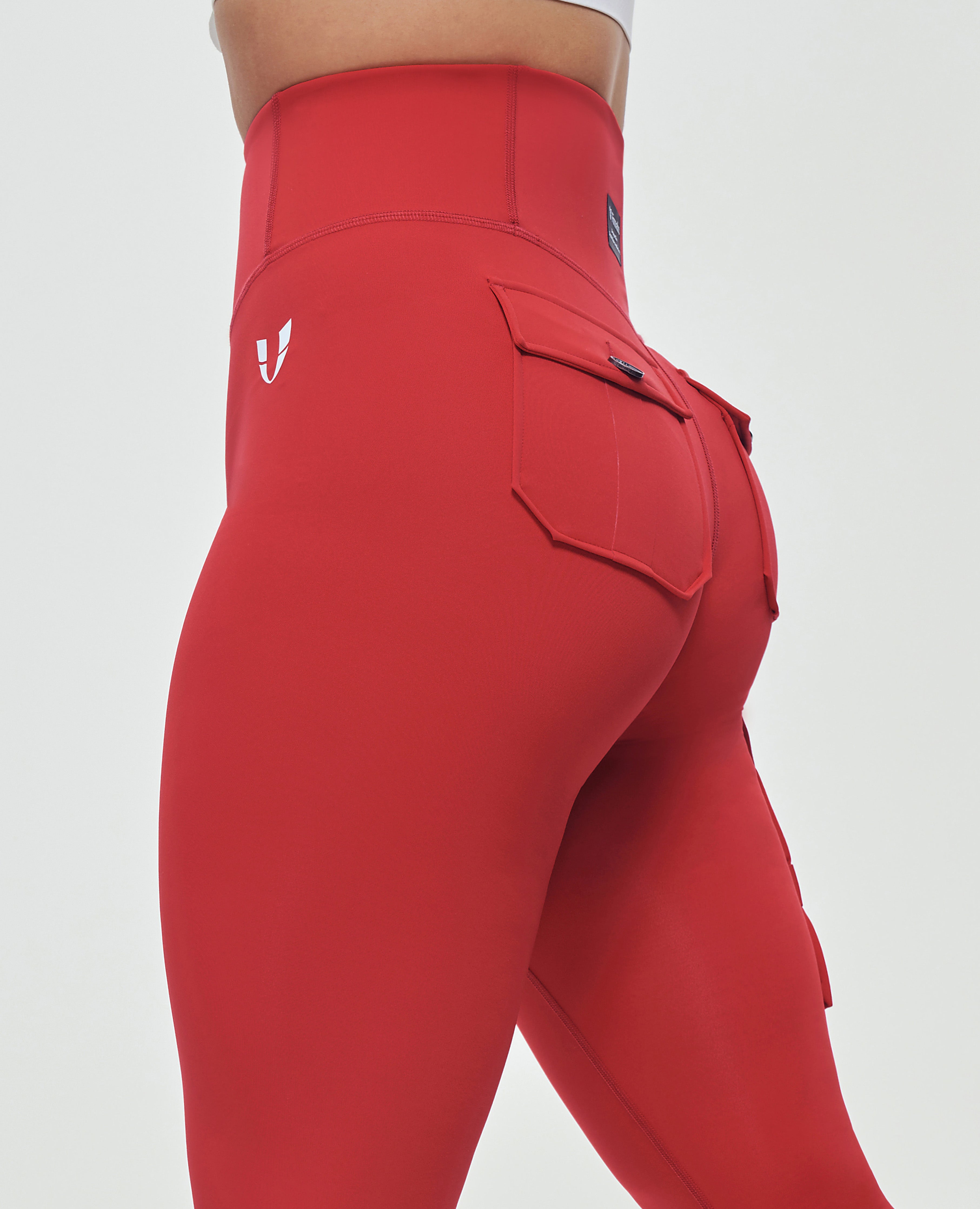 Cargo Gym Leggings – Rot