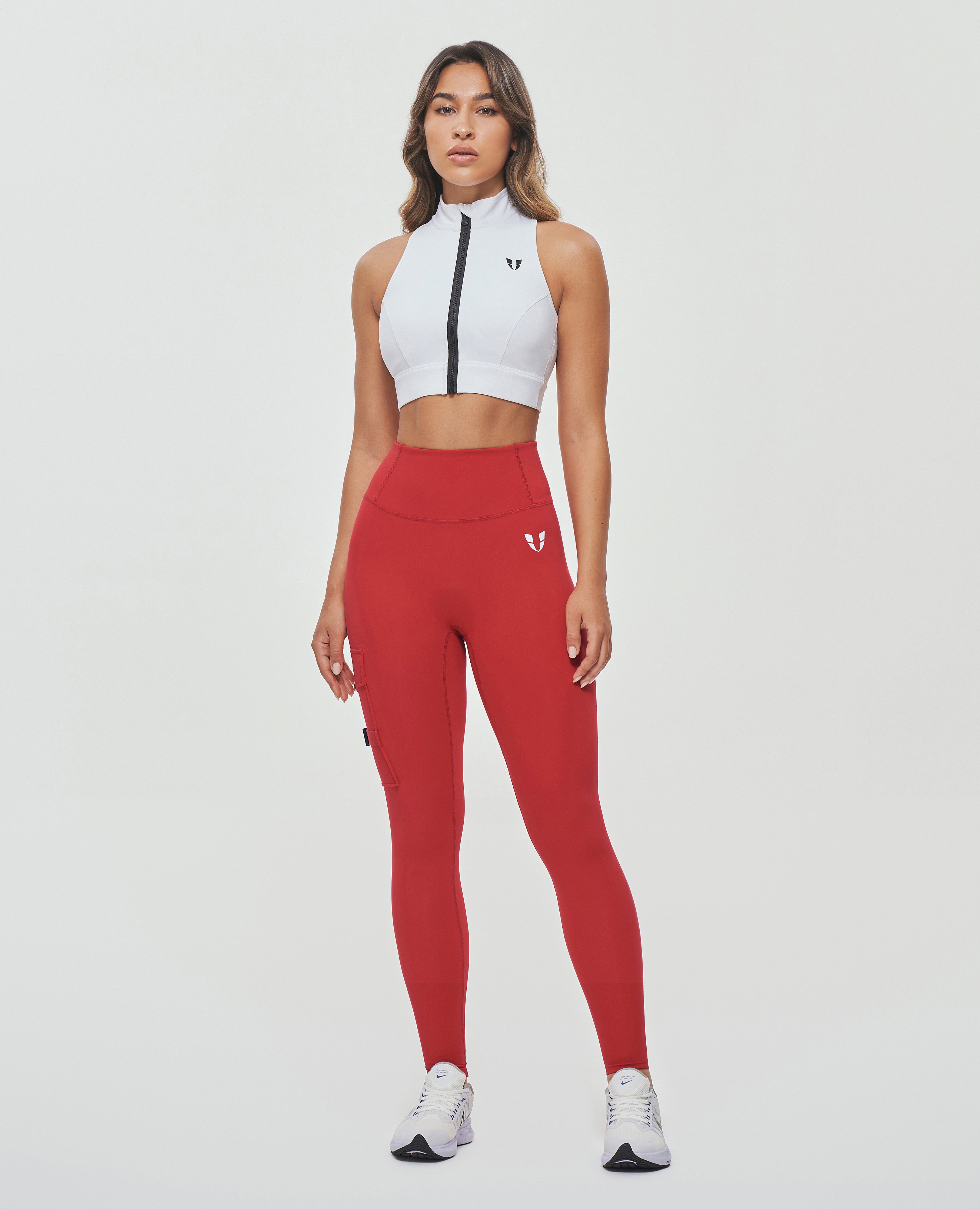 Cargo Gym Leggings – Rot