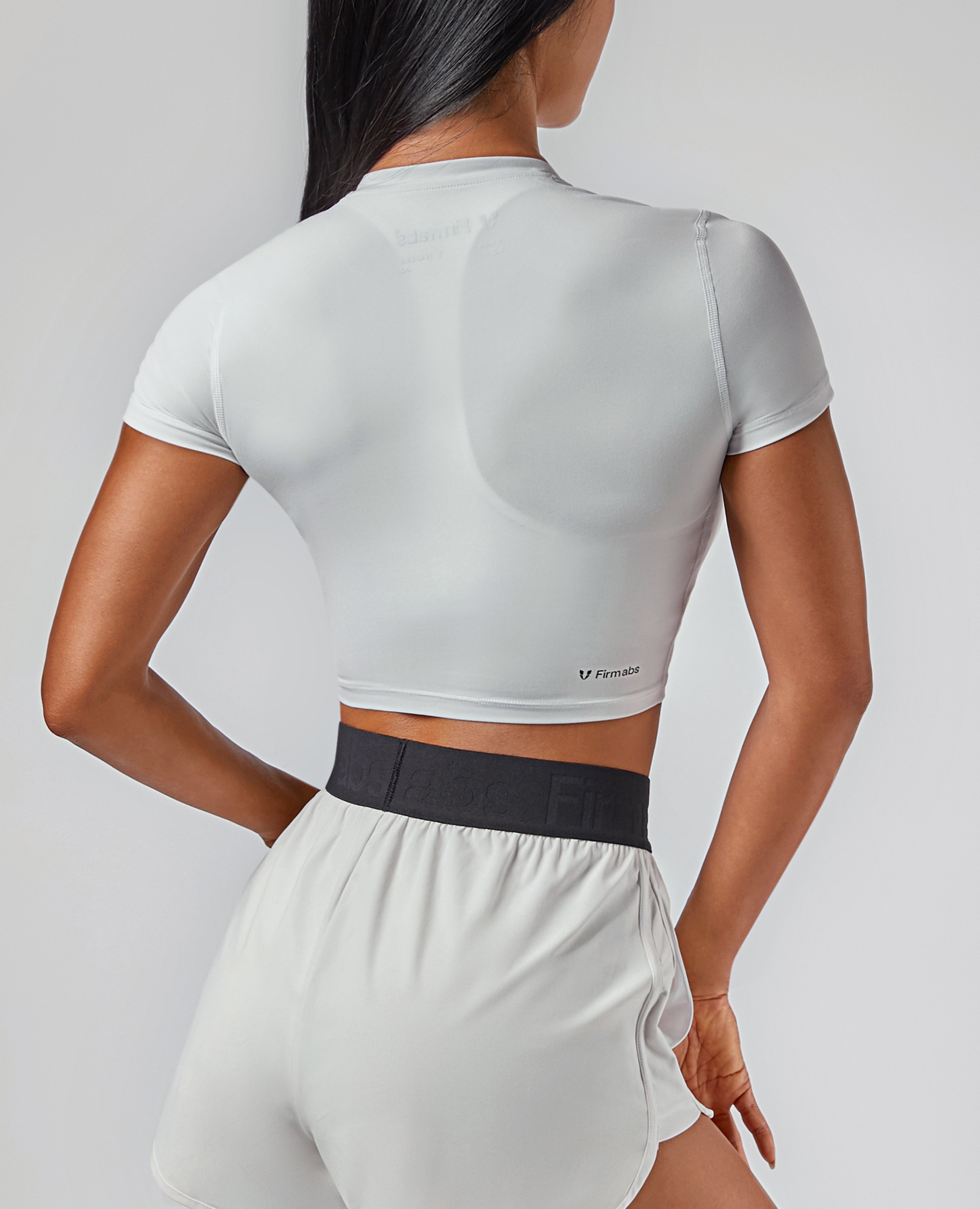 Seamless Crop Top - White