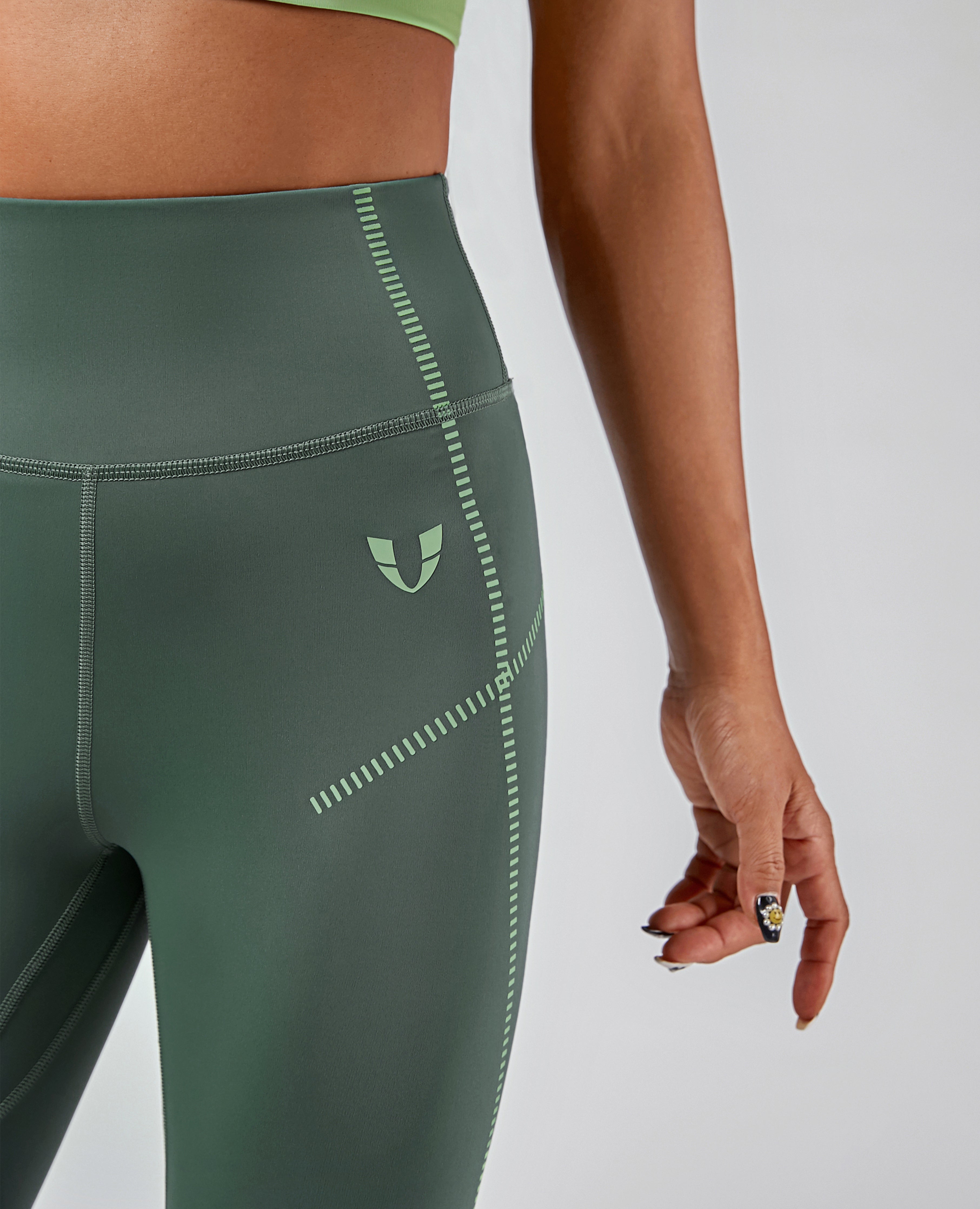 Power Workout Leggings – Grün