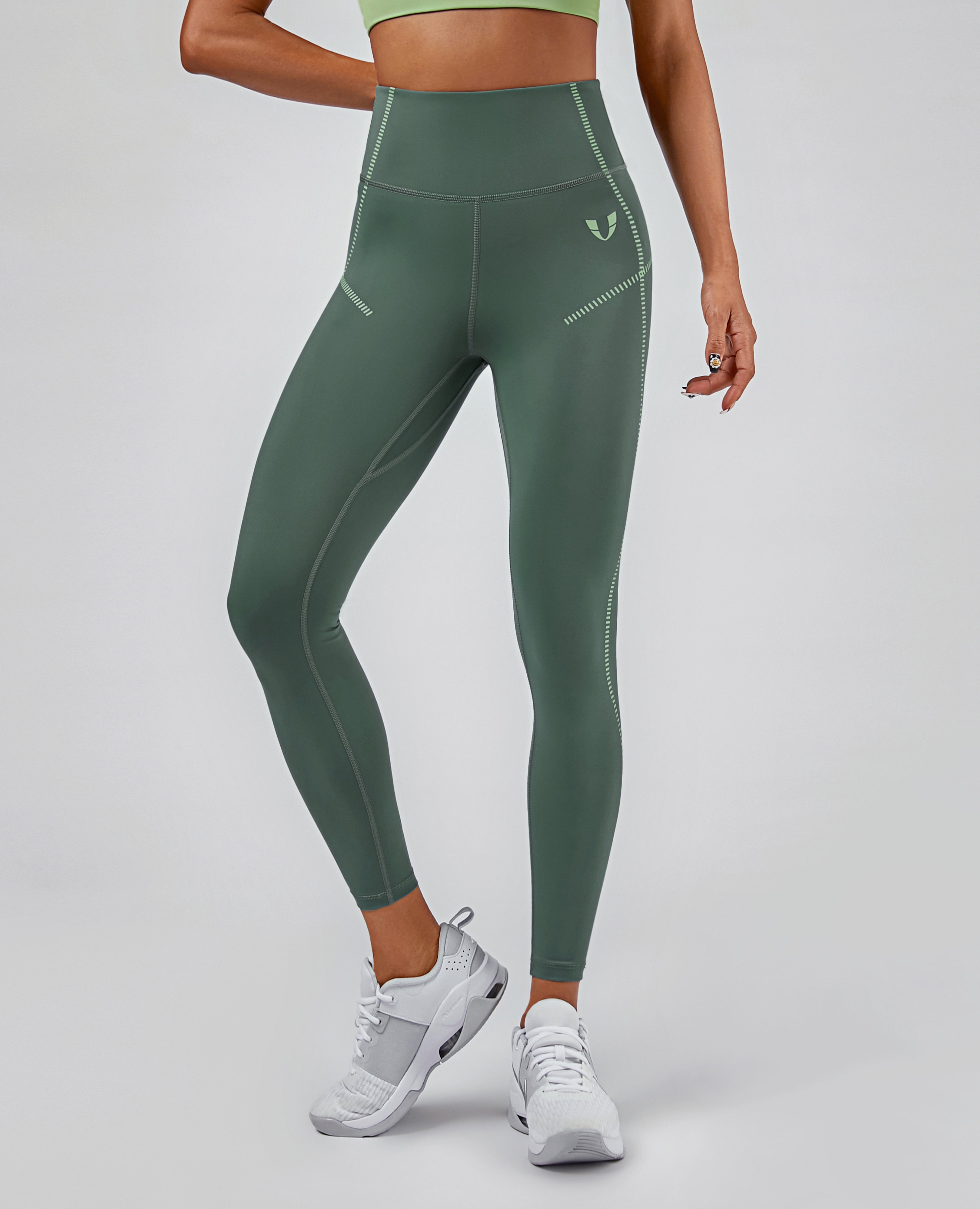 Power Workout Leggings – Grün