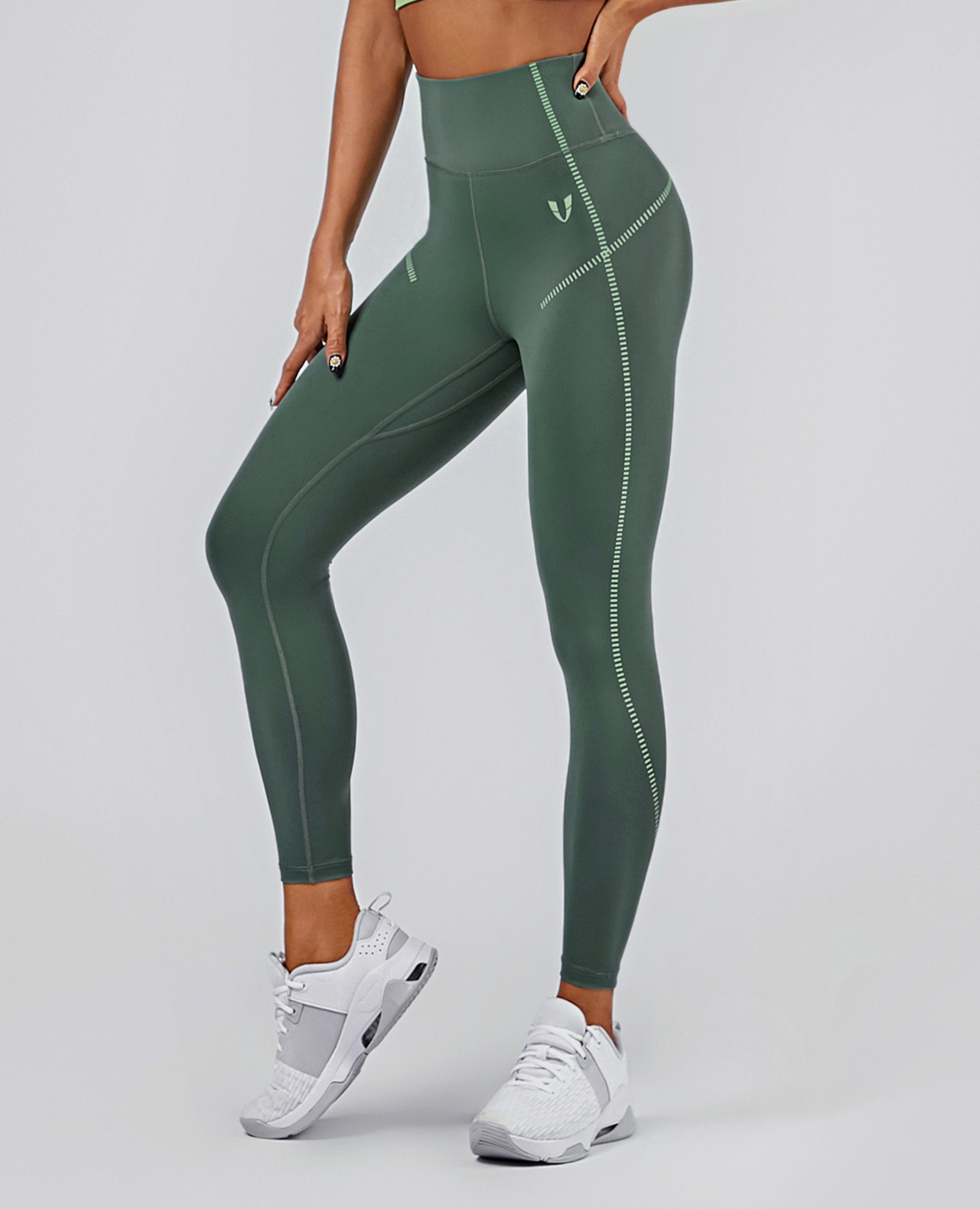 Power Workout Leggings – Grün