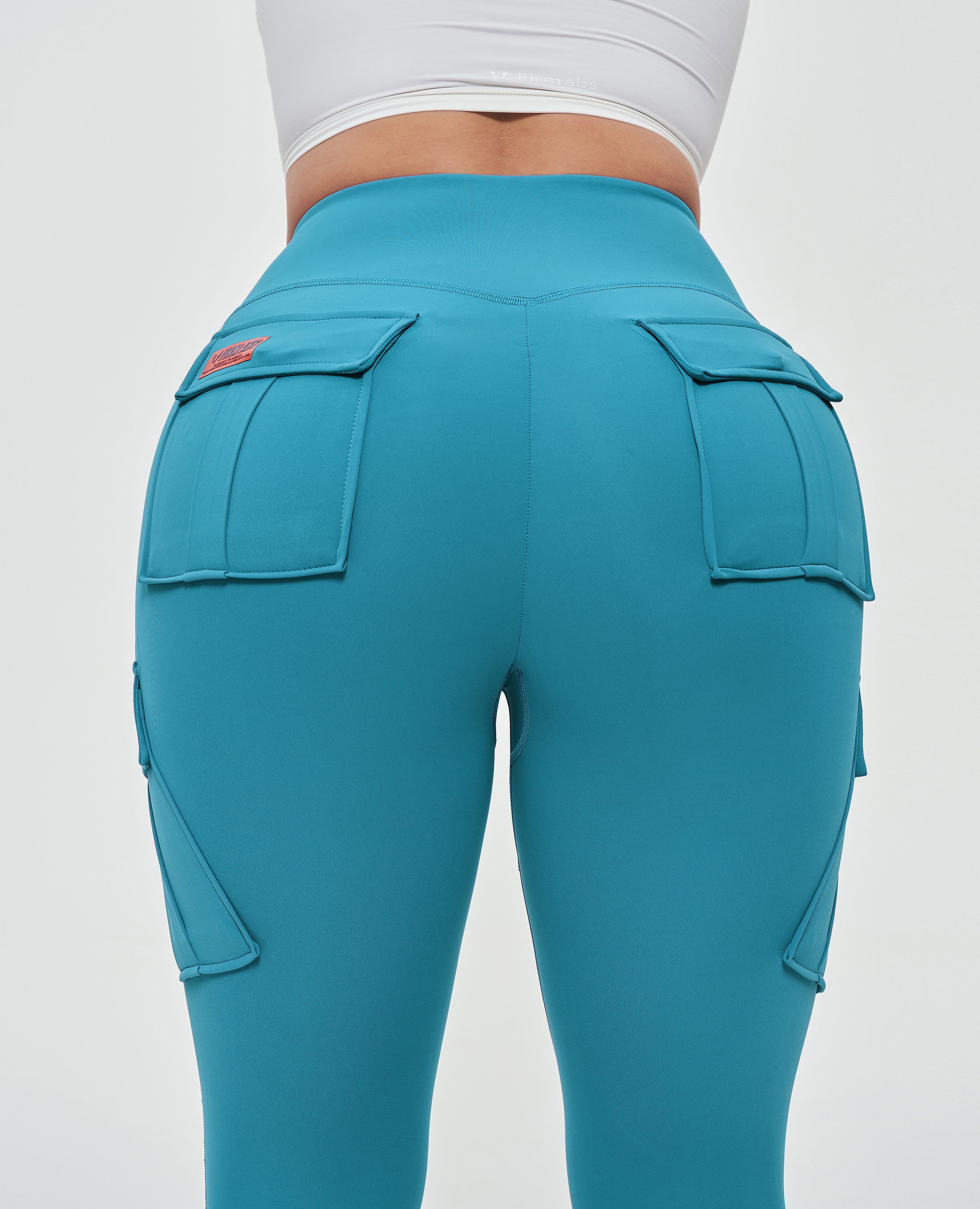 Solo Cargo Leggings – Wassergrün