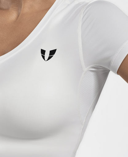 V-neck Training T-shirt - White